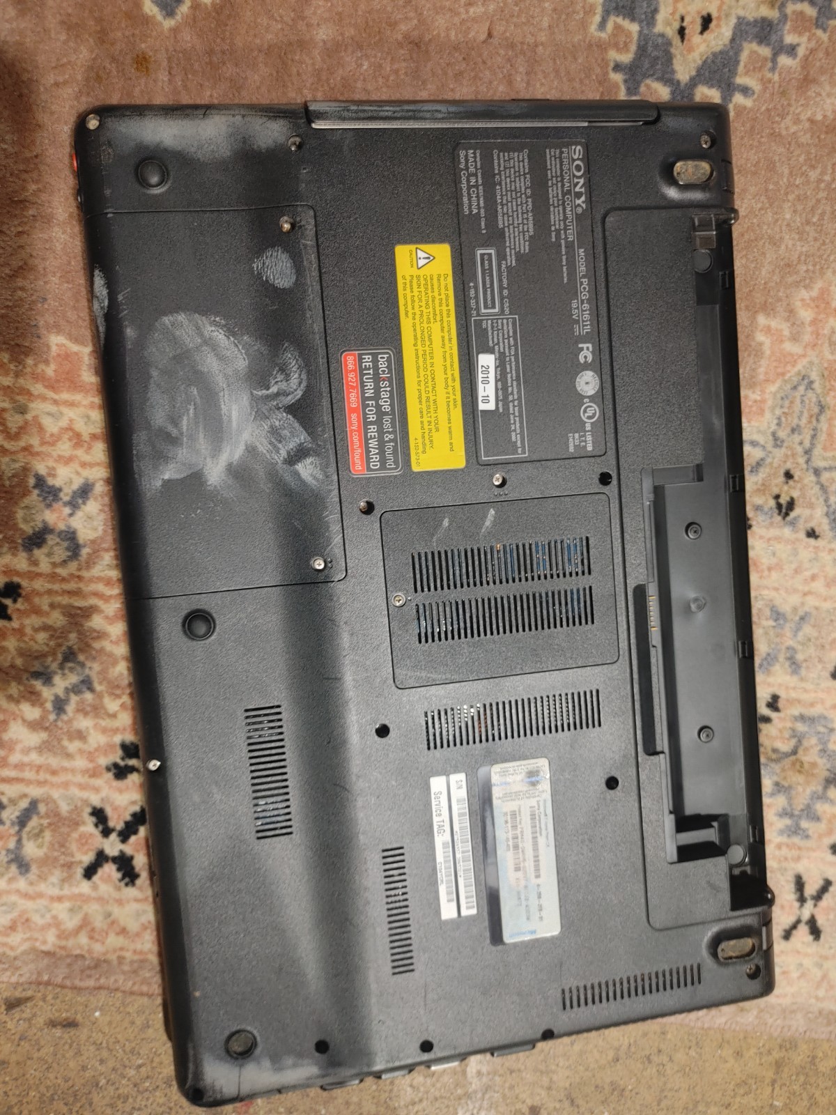 Sony VAIO VPCEE31FX 15.6″ Laptop AMD Athlon II 4GB RAM 320GB HDD Win7