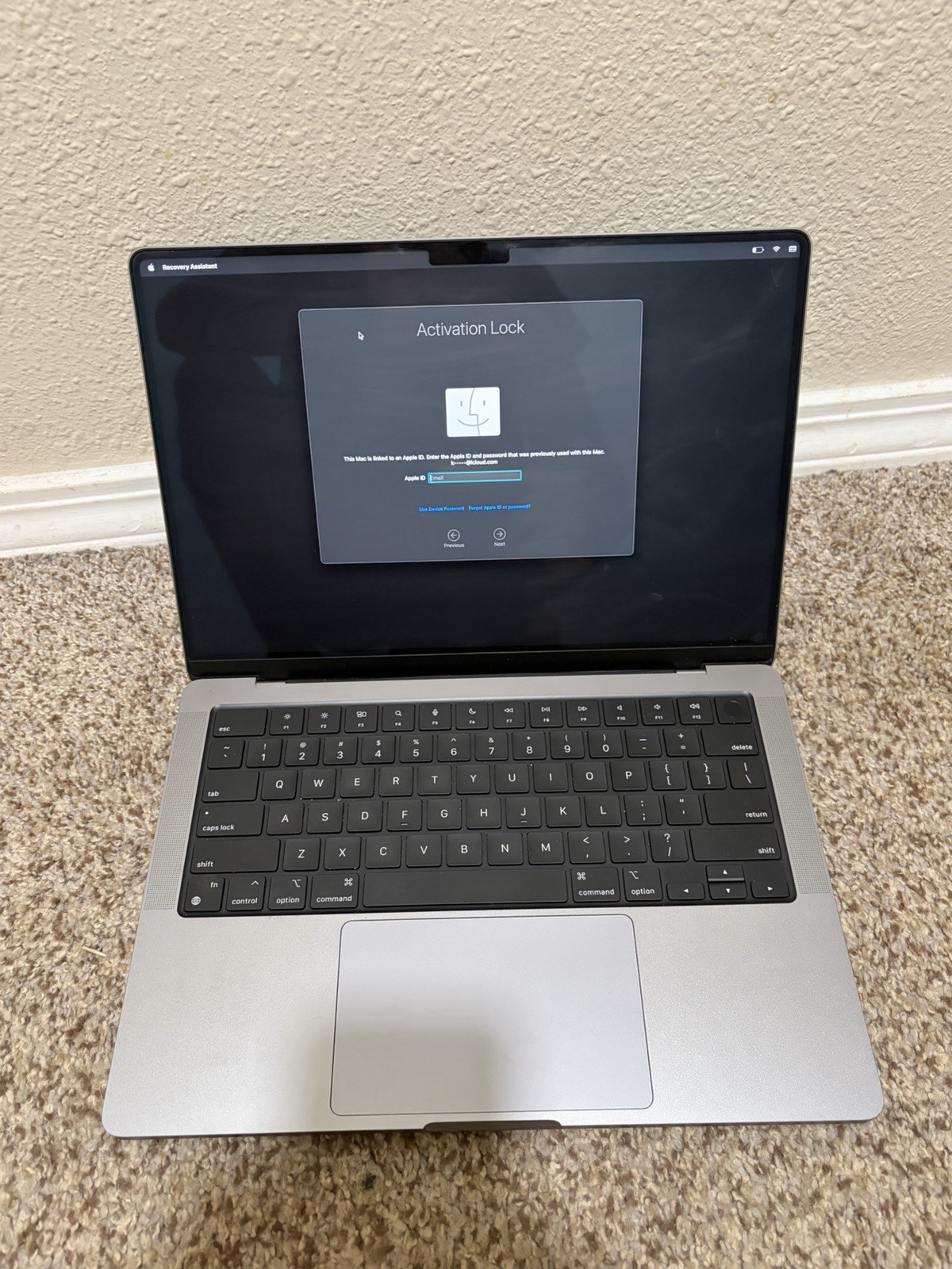 Apple MacBook Pro (14-inch) [M2 Pro] (2023) 16GB RAM 512GB SSD FOR PARTS READ