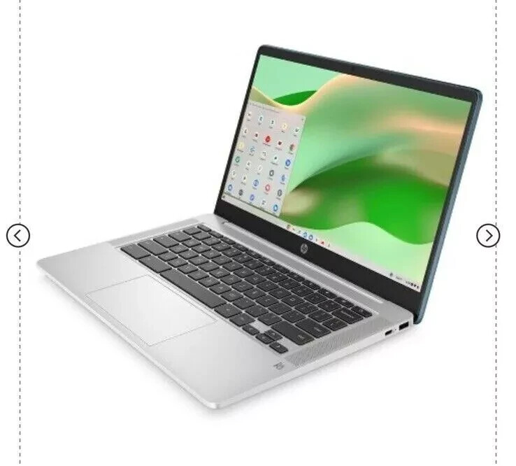 New HP Chromebook 14″ HD LED Intel Pentium 4GB RAM 128GB SSD 14a-na0062tg