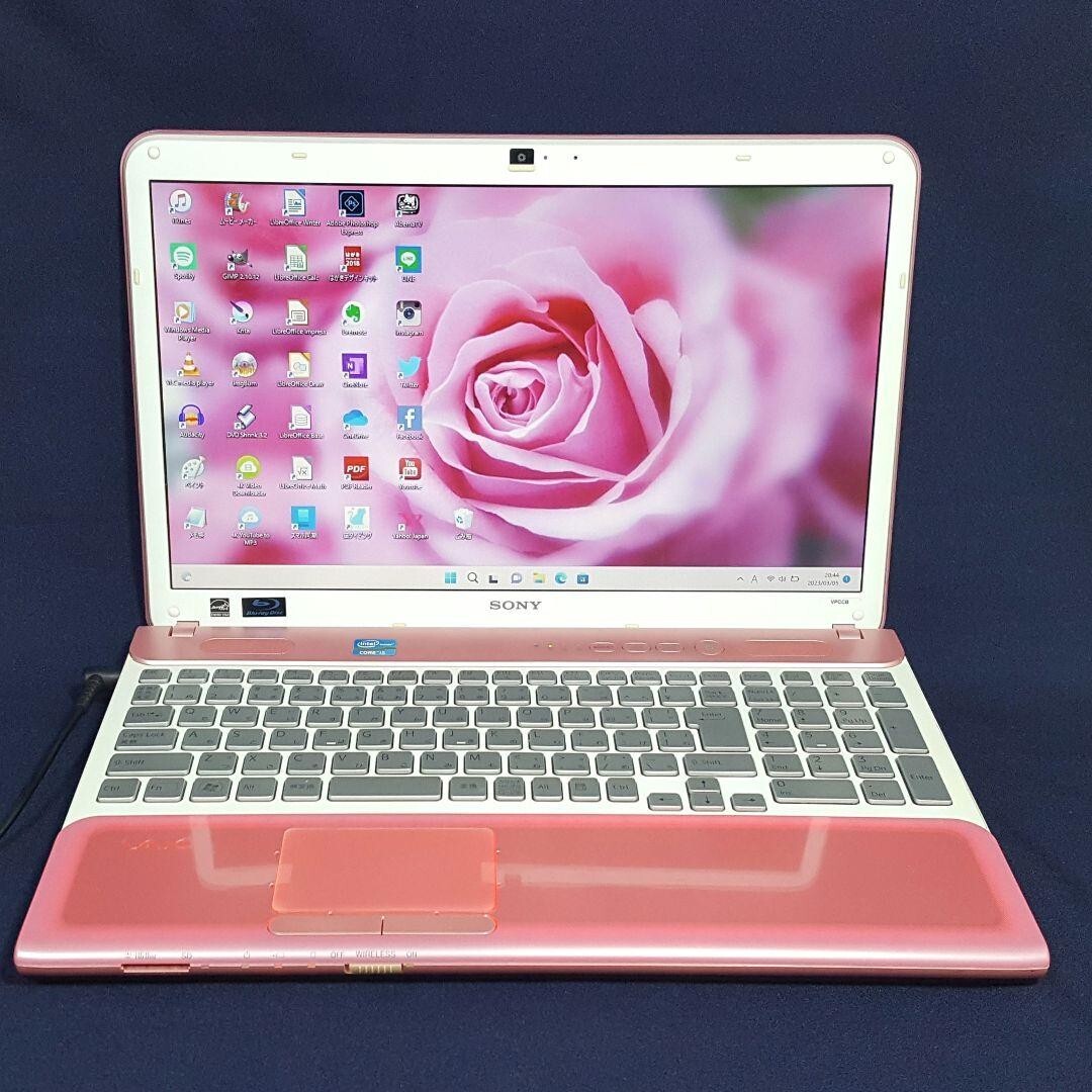 Blu-ray/Pink VAIO/Core-i5/Memory 8GB/Super-speed SSD512G Home appliances