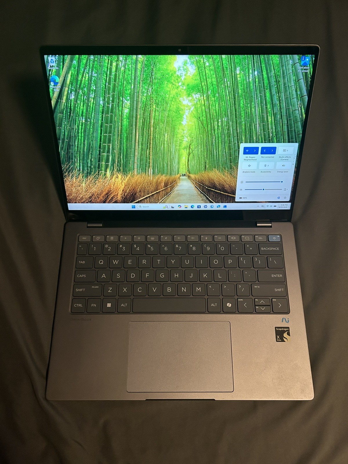 HP Omnibook X 14″ (14-fe0013dx) Laptop – Snapdragon X Elite, 16GB Ram, 1TB SSD