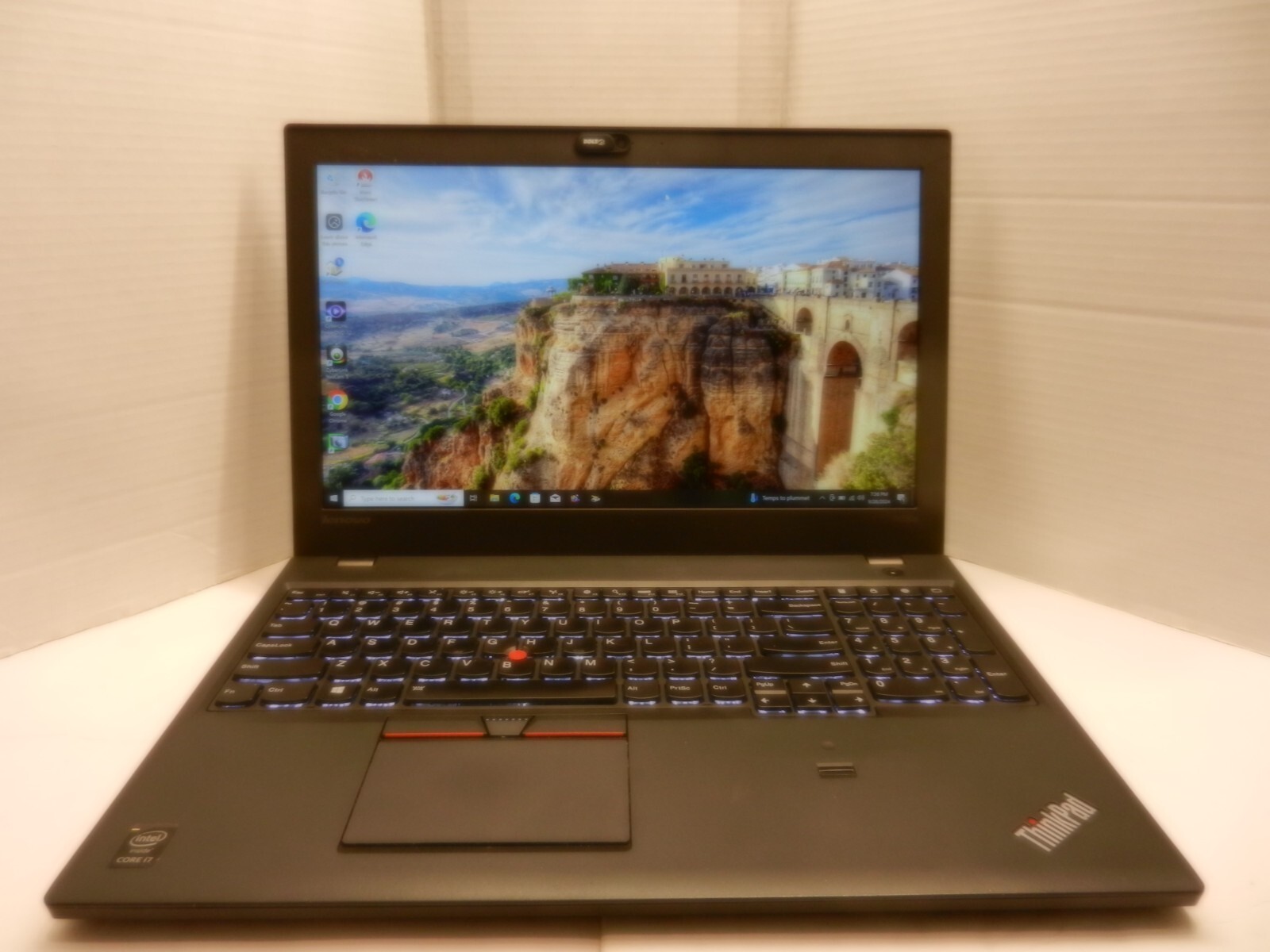 LENOVO THINKPAD W55OS CORE i7-5500U@2.4GHZ 16GB RAM 1TB HDD WINDOWS 10 (1of2)