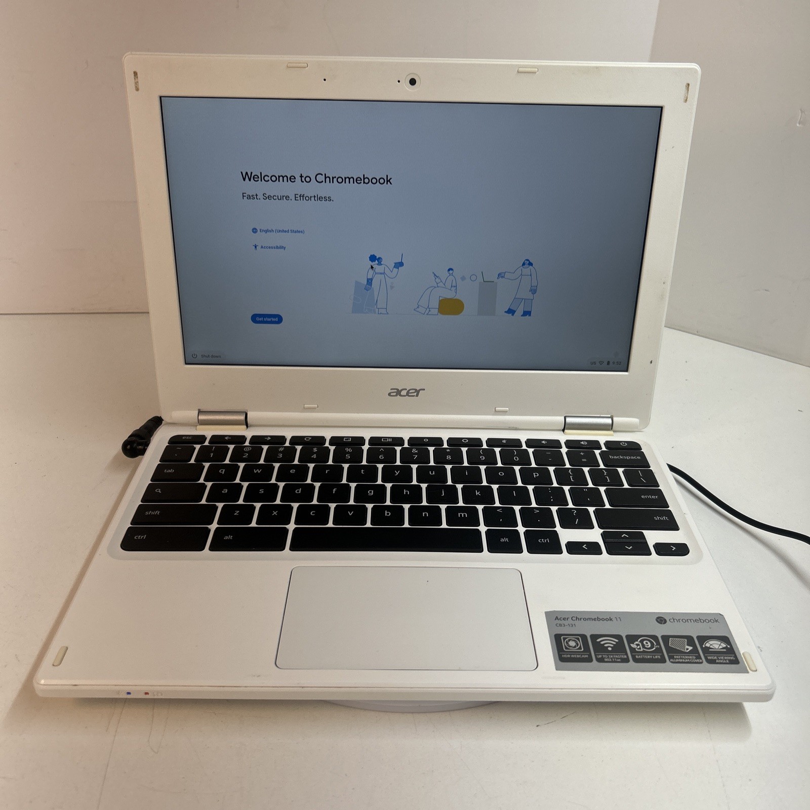 Acer Chromebook 11 CB3-131 Intel Celeron N2840 2GB RAM 16GB eMMC ChromeOS