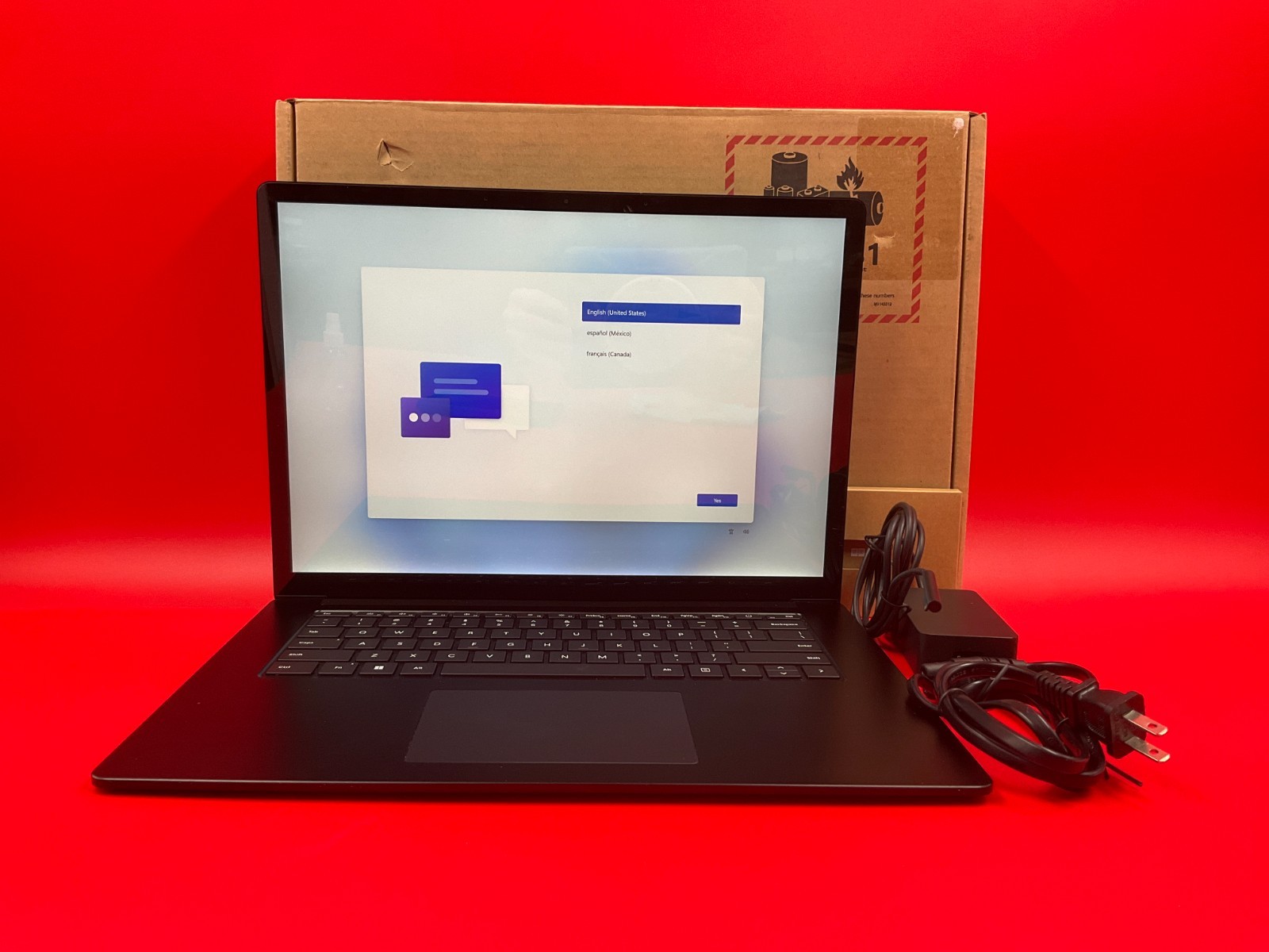 Microsoft Surface Laptop 5 i7-1265U 16GB 256GB BT5.2 WiFi6 15T W11P Matte Black