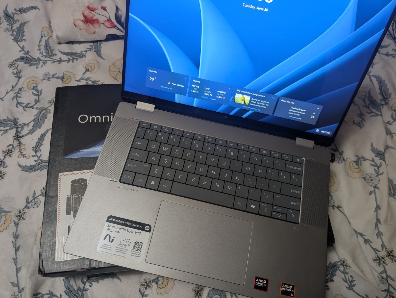 HP OmniBook x Flip 16″ 2K Touchscreen 2-in-1 Laptop CoPilot+PC