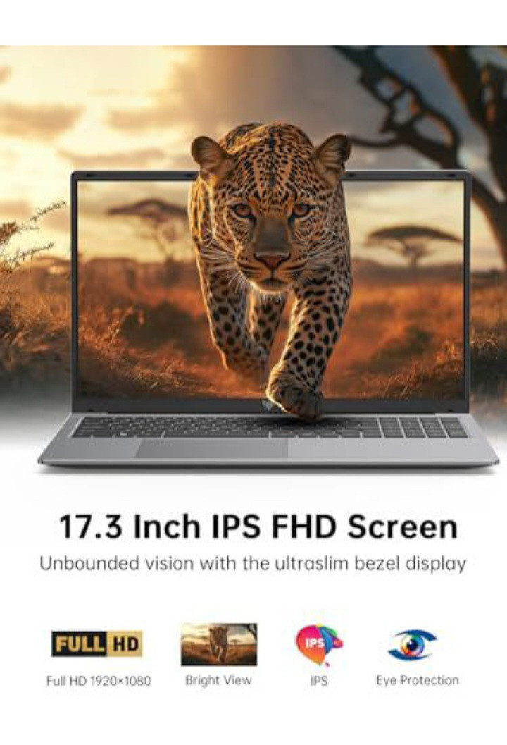 MALLRACE 2024 Laptop,17.3-Inch FHD Display Gaming Laptop with Quad Core-12th…