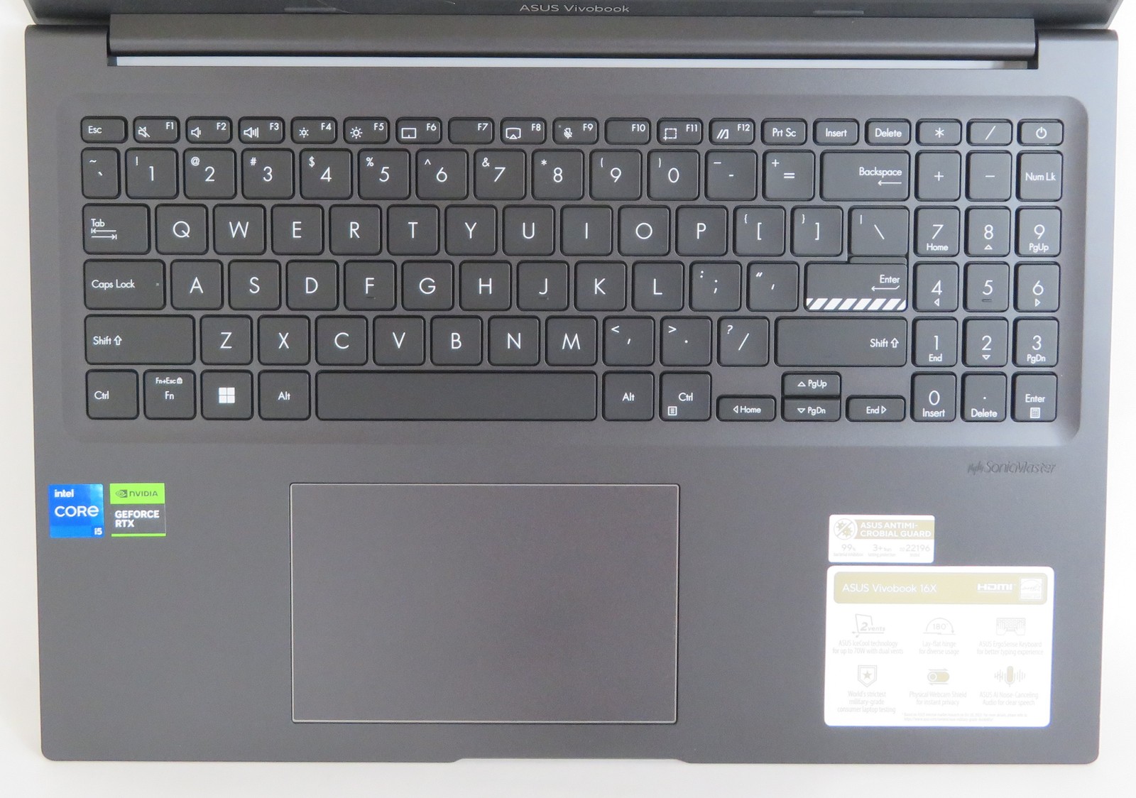 ASUS Vivobook 16X K3605ZC 16in i5-12450H@2.0GHz 8GB RAM 512GB RTX 3050 W11 H