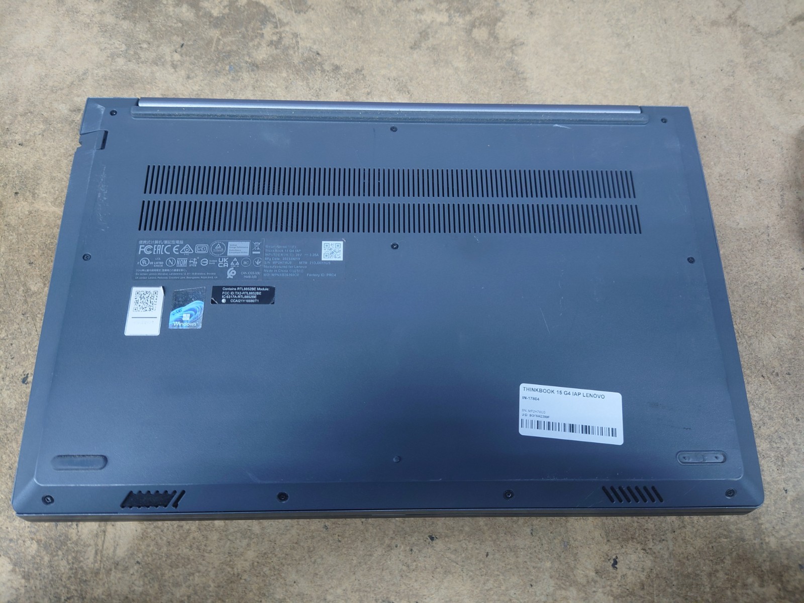 Lenovo ThinkBook 15 G4 IAP 15.6″ FHD Touch i5-1235U 16GB RAM No OS/SSD *PARTS*