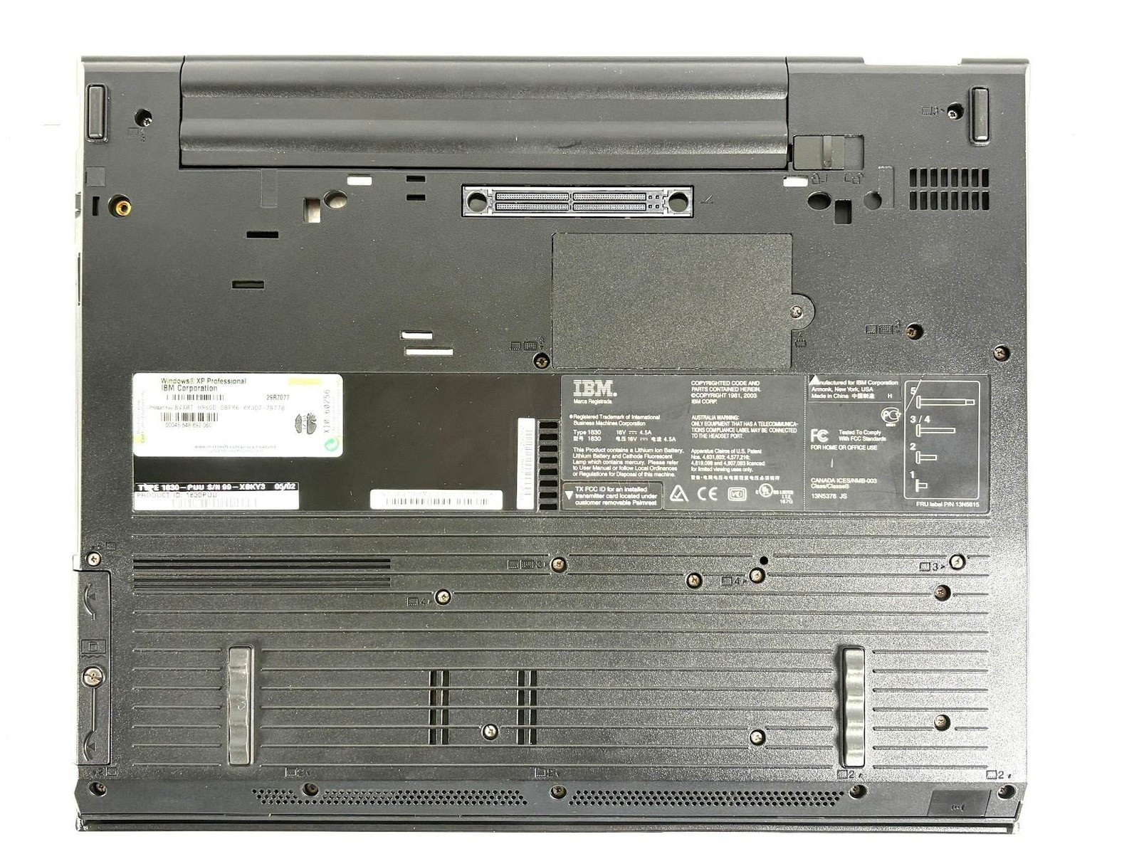 IBM ThinkPad R51 15″ HD Pentium 1GB RAM 40GB HDD