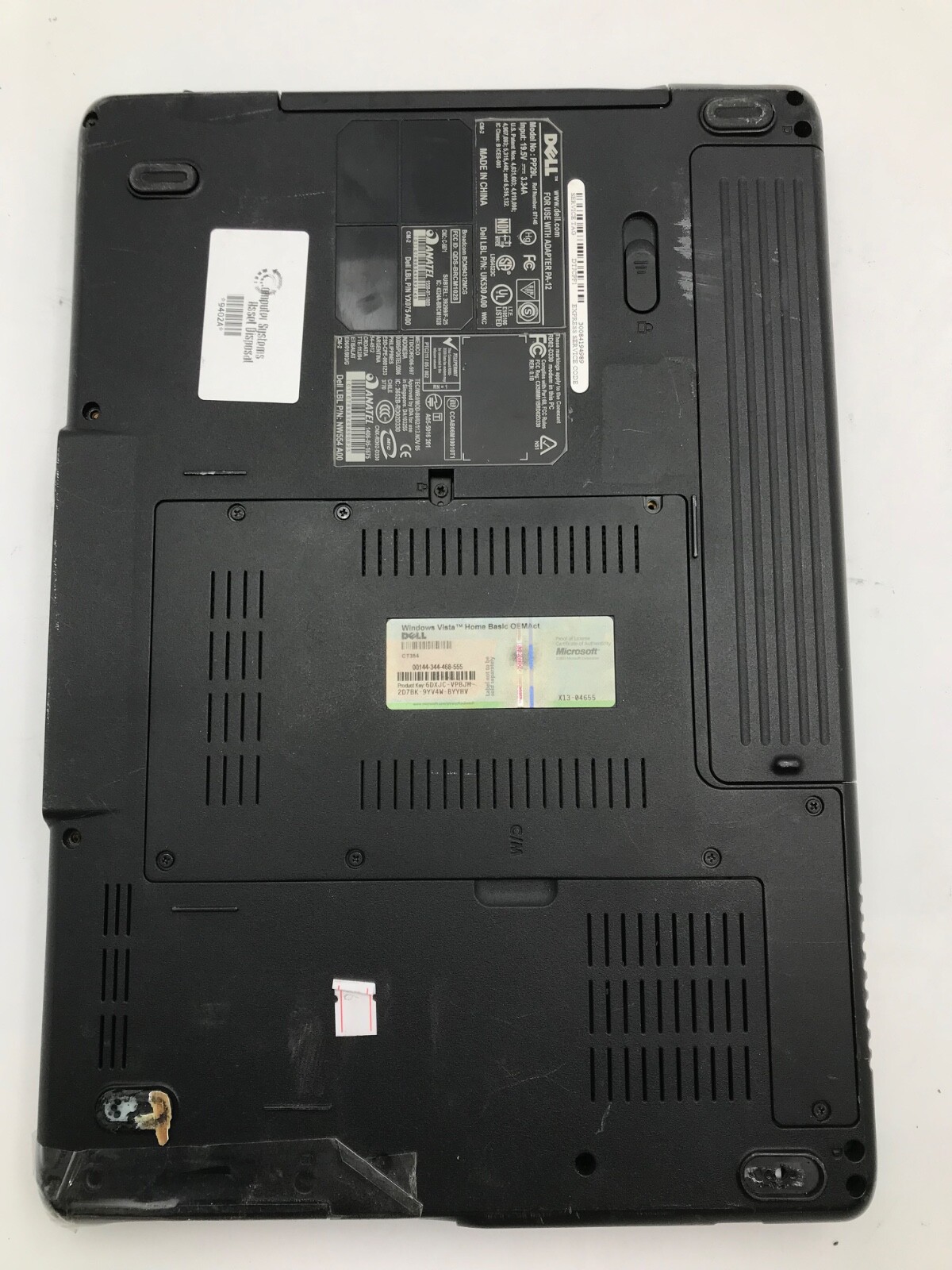 Dell Inspiron 1525 15″ Laptop Intel Core 2 Duo 2 Gb RAM- BOOTS BIOS – MZ