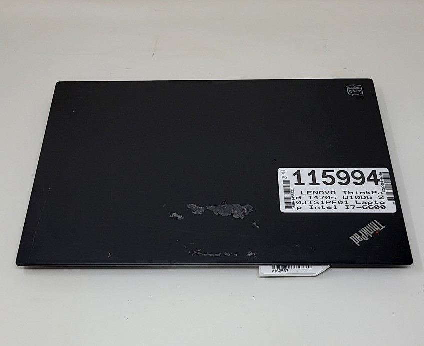 LENOVO 20JTS1PF01 ThinkPad T470s W10DG Laptop Intel I7-6600U 4GB 256GB SEE NOTES