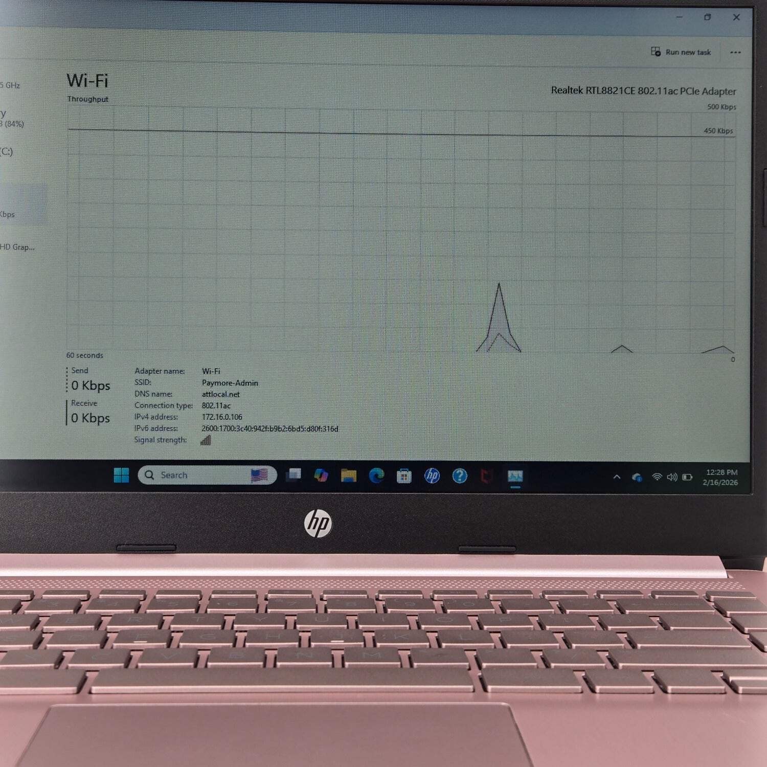 HP Laptop 14-cf2112wm 14″ Celeron N4120 1.1GHz 4GB RAM 64GB SSD