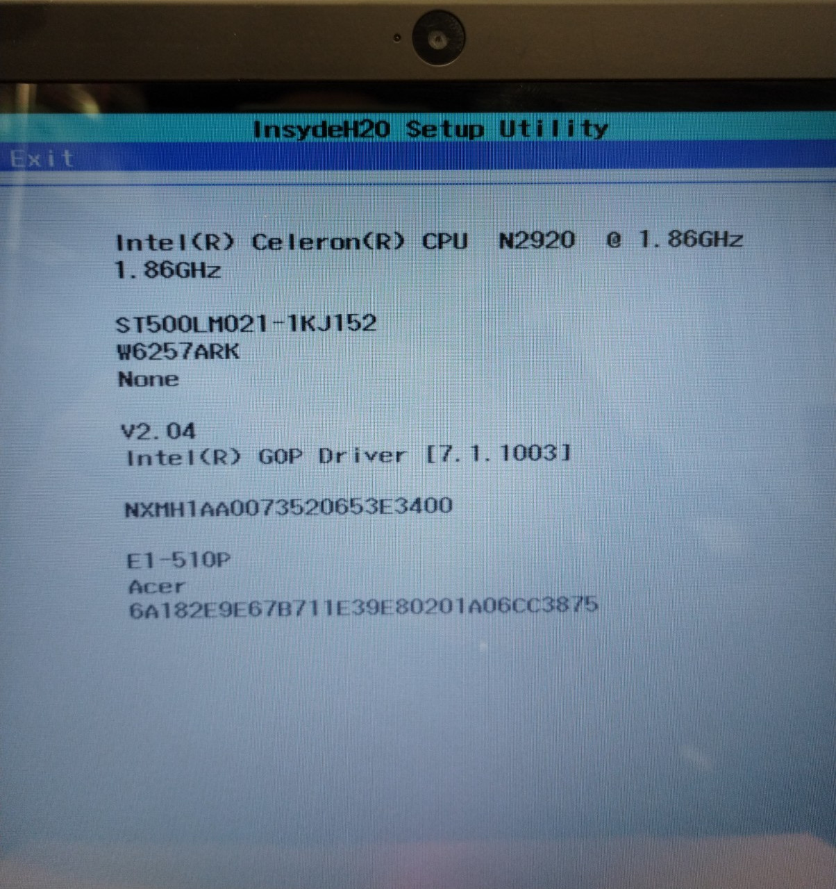 Acer Aspire E1-510P Z5WE3 15.6″ Touch Laptop Celeron N2920 8GB 500GB W10H