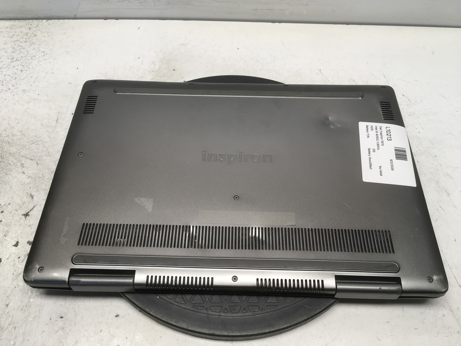 Dell Inspiron 7573 Intel i5-8250U 1.6GHz No RAM NO HDD No Batt