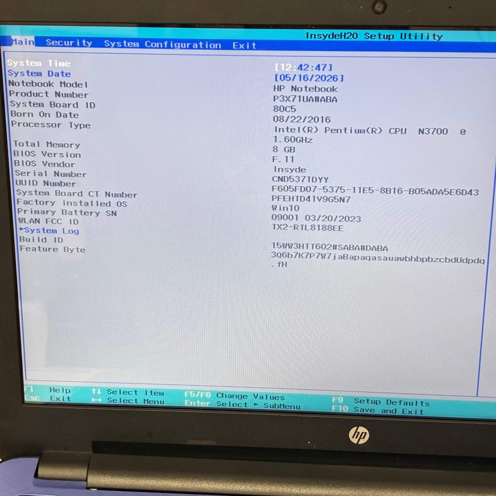 HP 15 ac132ds Laptop Intel Pentium 8GB 512GB Blue