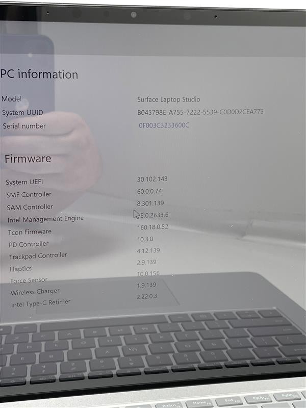 Microsoft Surface Laptop Studio 1 14″ i5-11300H 3.1GHz 16GB 256GB – Grade D