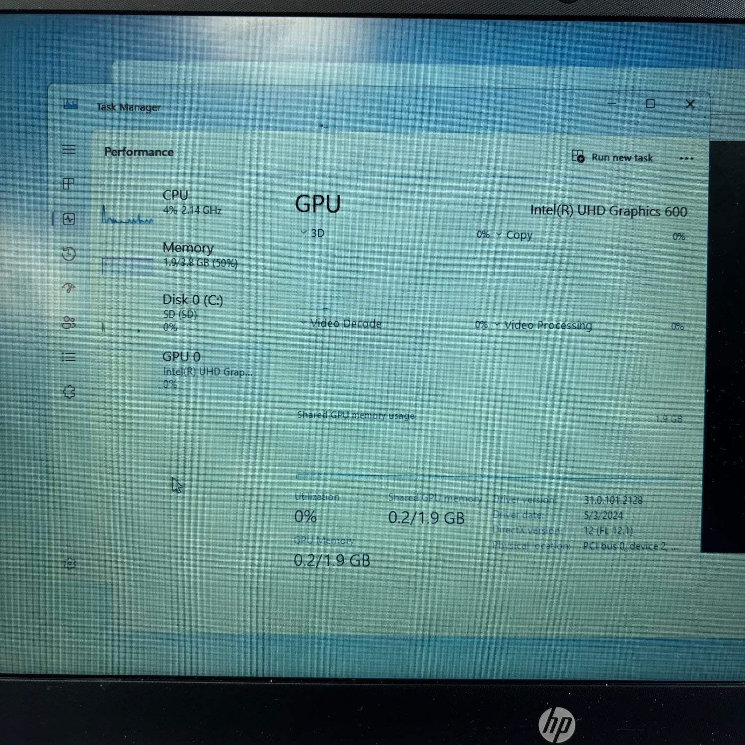 HP Laptop 14-CF2112WM 4GB RAM 64GB