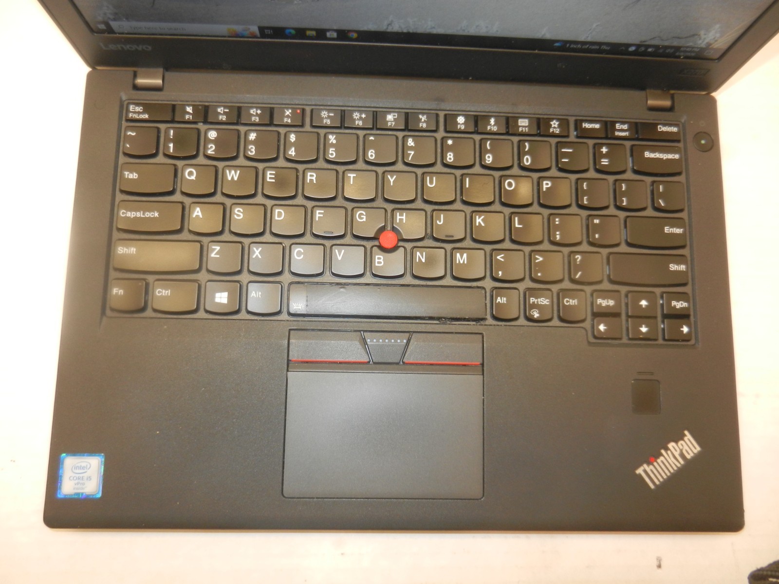LENOVO THINKPAD X270 12.5″ CORE i5-6300@2.4GHz 4GB RAM 250GB HDD WINDOWS 10