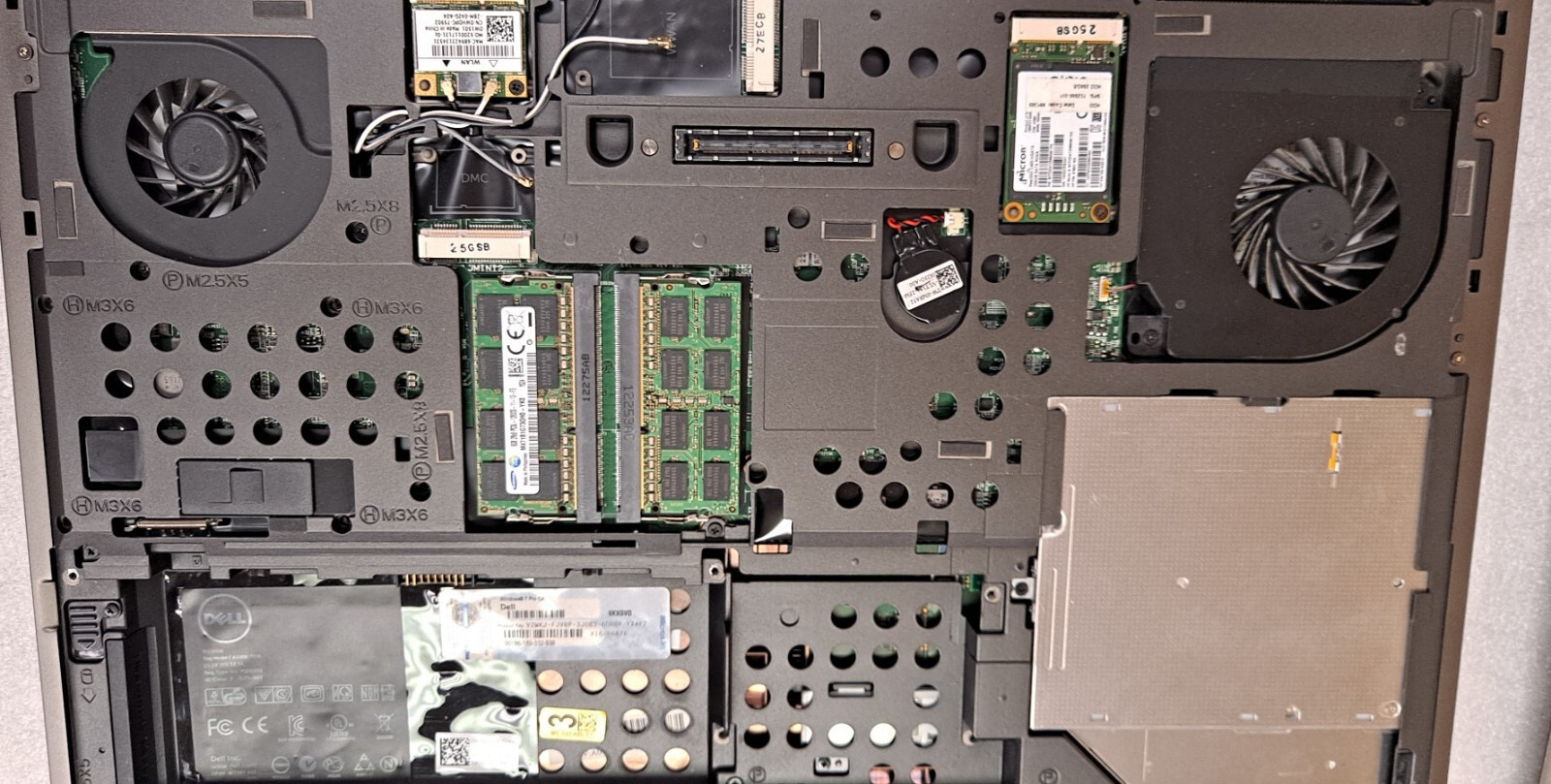 Dell M6600 17.3” laptop i5-2520 @2.5 gHz 256gb SSD+320gb HDD 16gb of memory