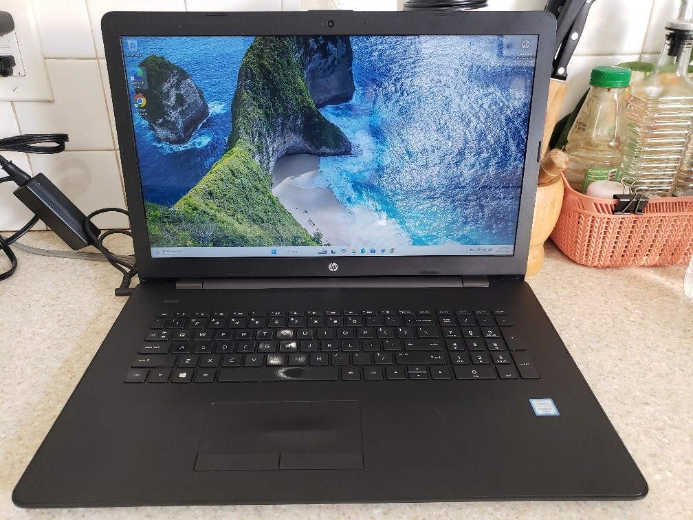 HP NOTEBOOK 17-BS037CL INTEL CORE i3-6006U 2.00GHZ 256GB SSD 8GB RAM WIN 11