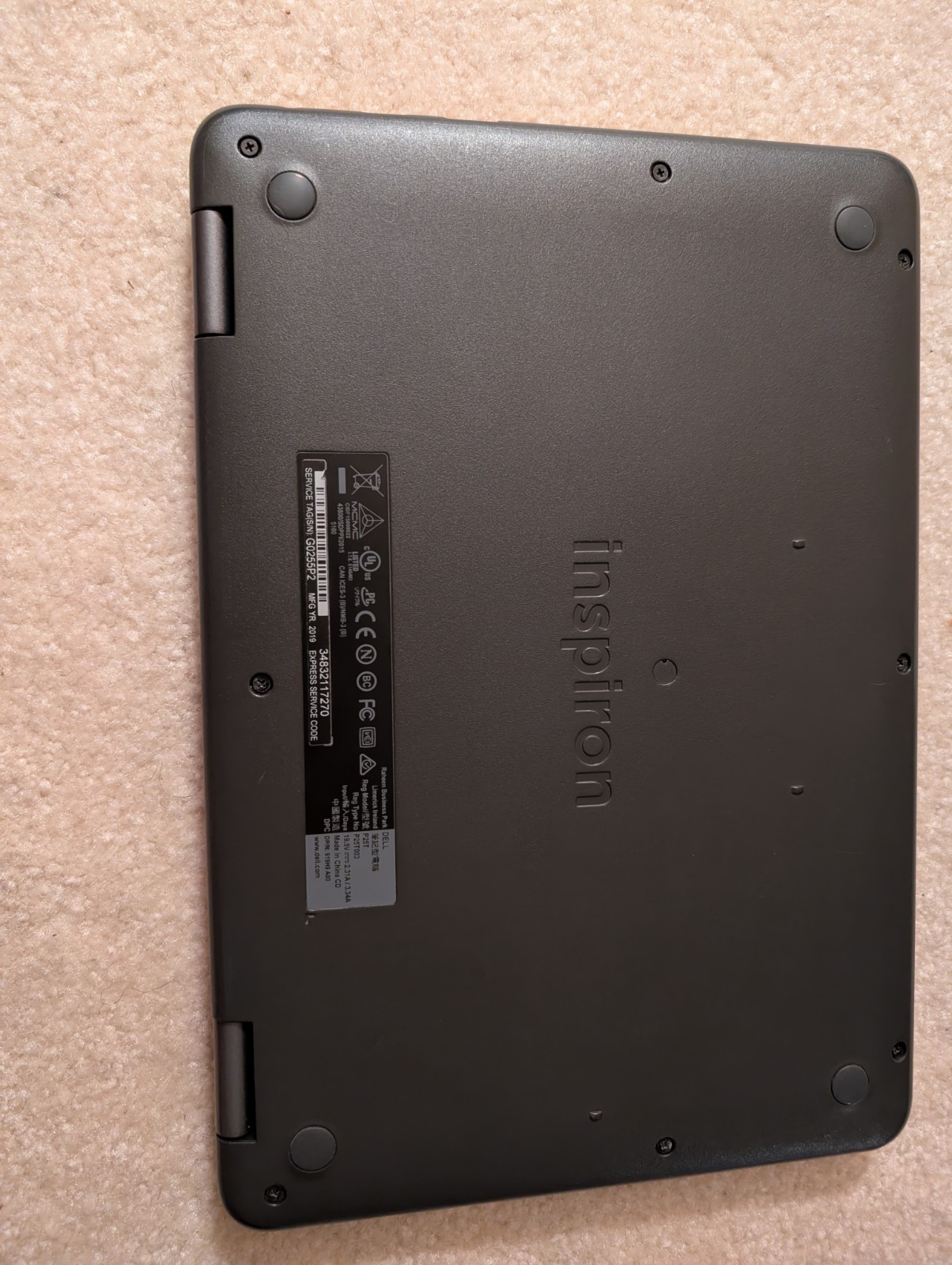 Dell inspiron 11 3185 2-in-1, AMD A9 9420, 4GB RAM, 128GB eMMC, Read Description