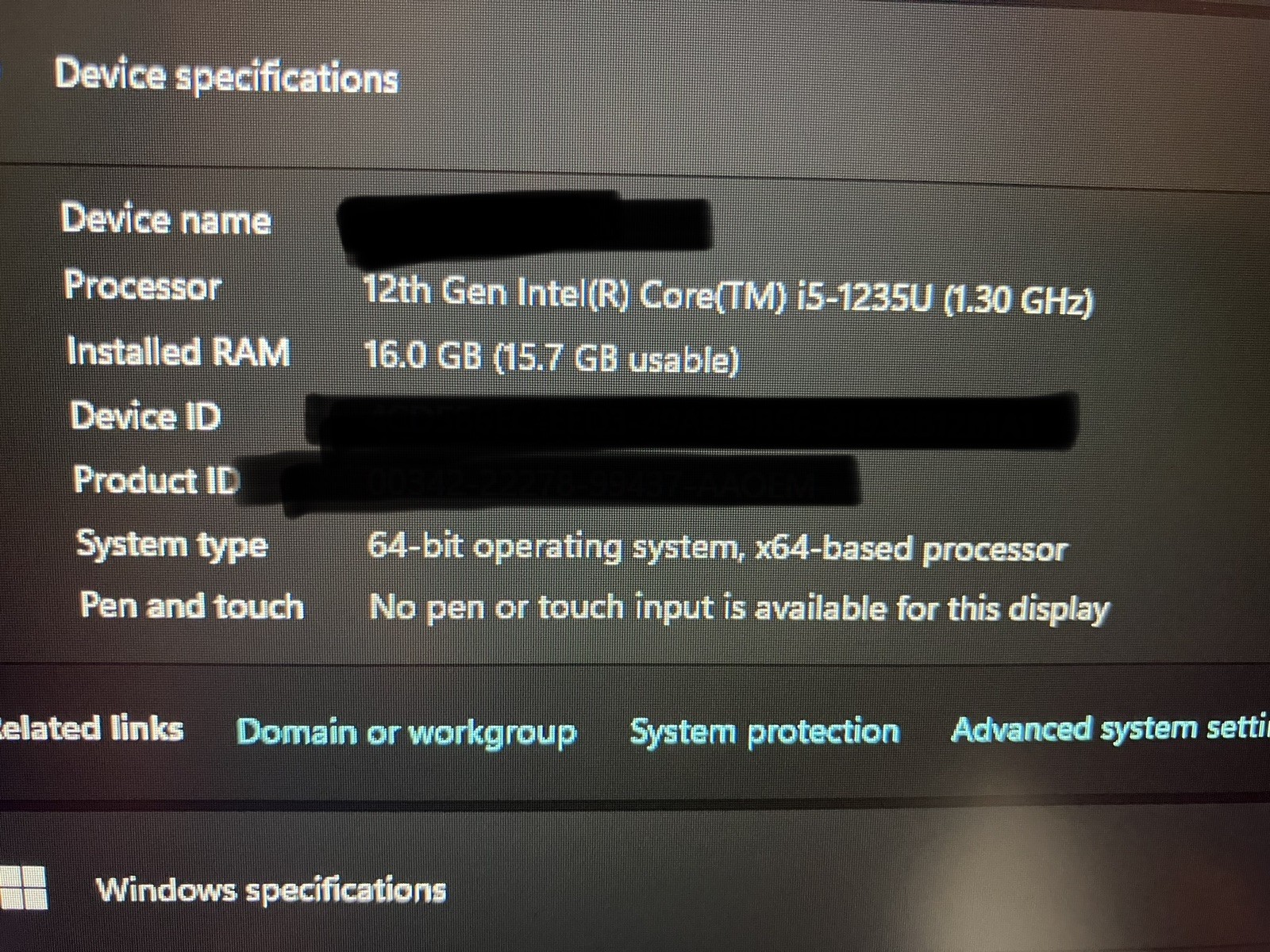 Dell Inspiron 15 3520 15.6″ (512GB SSD, Intel Core i5-1235U, 16GB RAM)