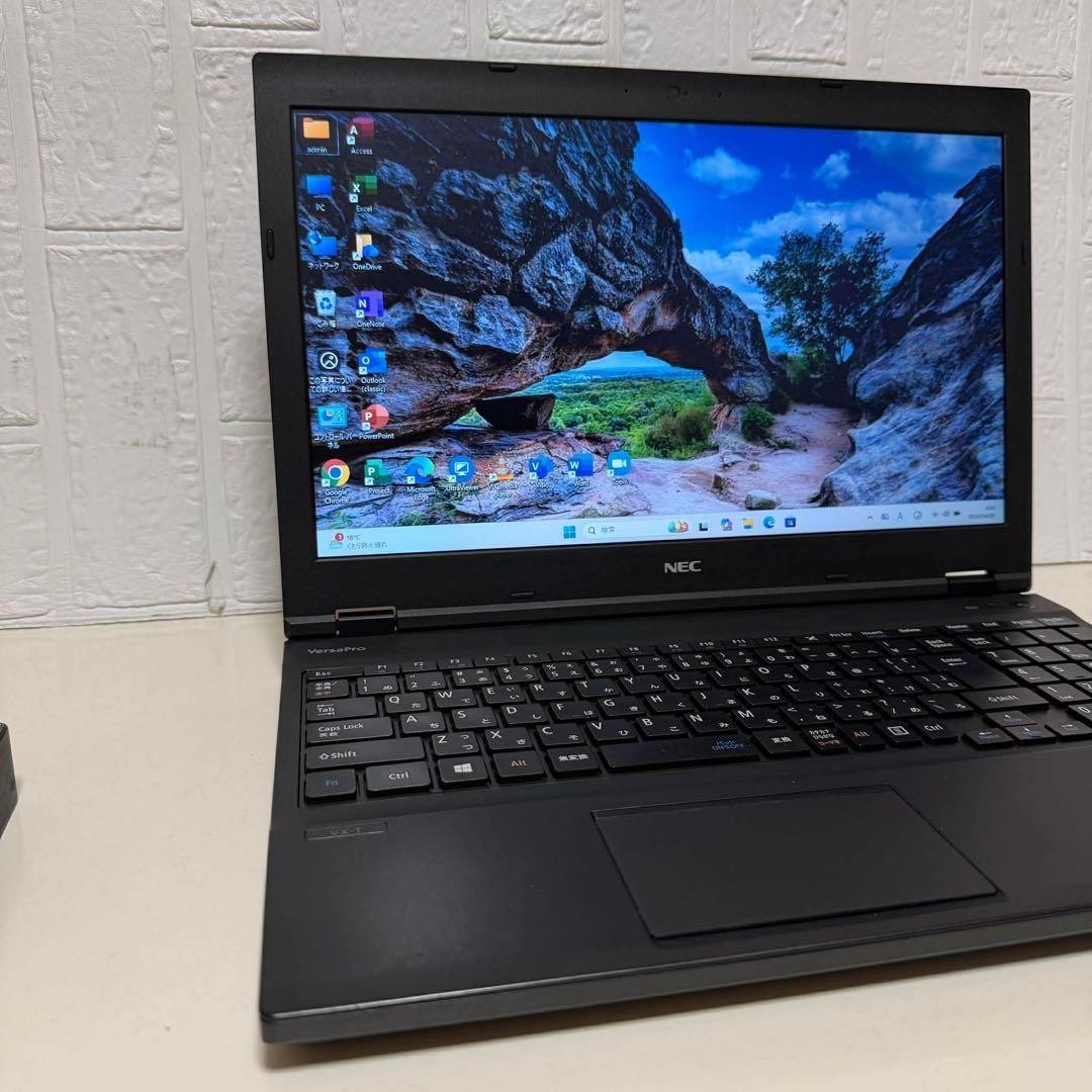 NEC VersaPro Laptop Windows 11 Pro 64 bit Core i5 SSD 128GB Black Used Japan