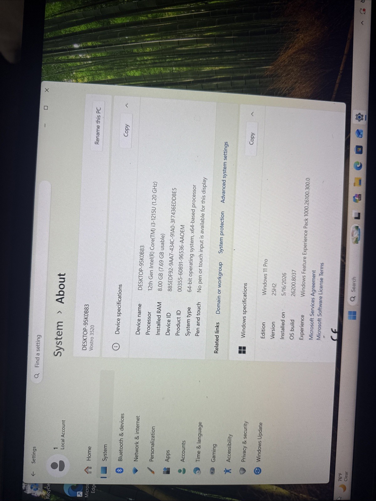 Dell Vostro 3520 Laptop