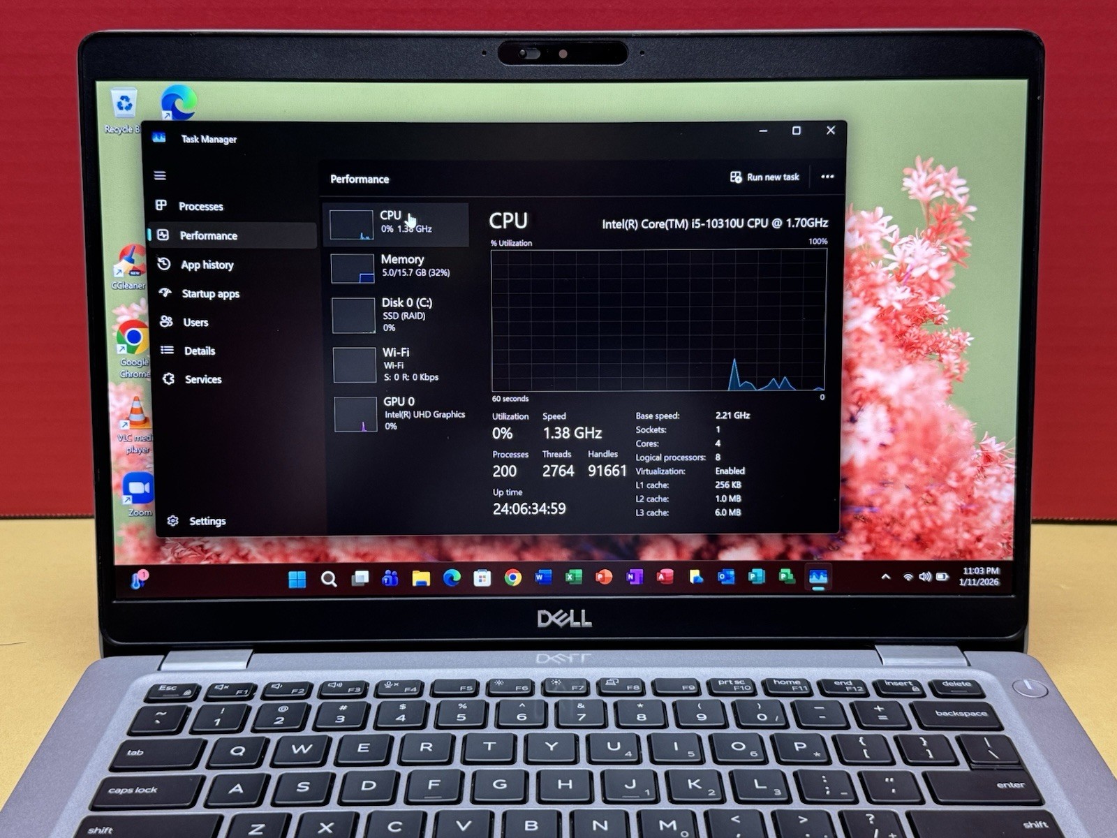 Dell Latitude 5310 i5 10310U 1.7GHz 16GB RAM 256GB SSD Windows 11 Pro