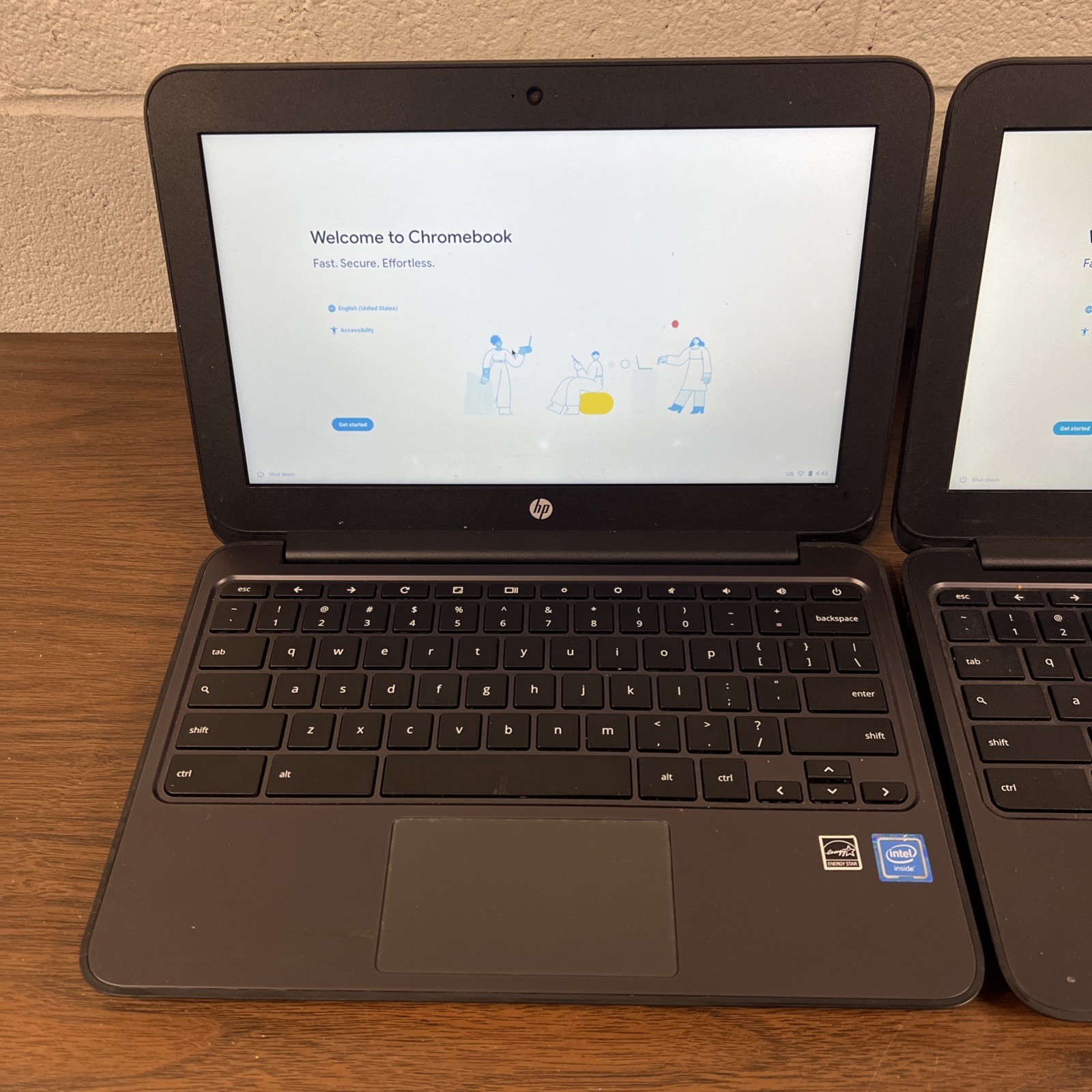 HP Chromebook 11 G4 11.6″ (N2840 – 4GB RAM – 16GB Storage) – Lot of 4