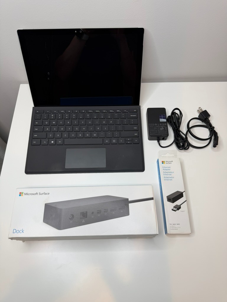 Microsoft Surface Pro 4 – i7 – 16GB RAM – 256GB + Dock + Ethernet Adapter Bundle