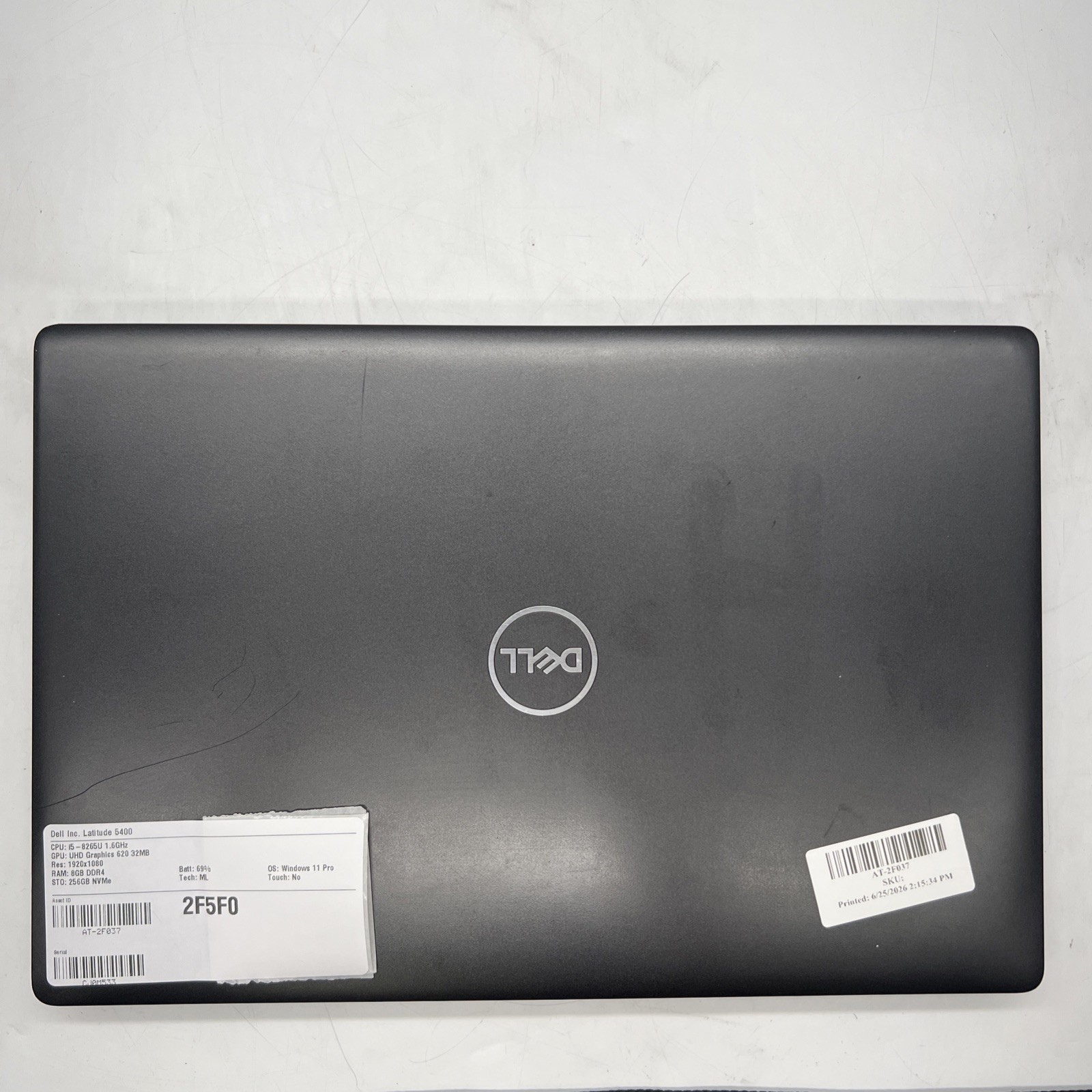 Dell Latitude 5400 I5 8265U 1.6GHz 8GB RAM 256GB SSD Win11P