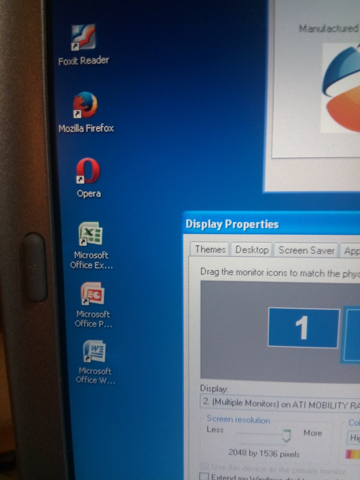 DELL LATITUDE D810 1.86GHZ 2GBRAM 60GBHDD OFFICE2007 1920X1200 ATI RADEON X600