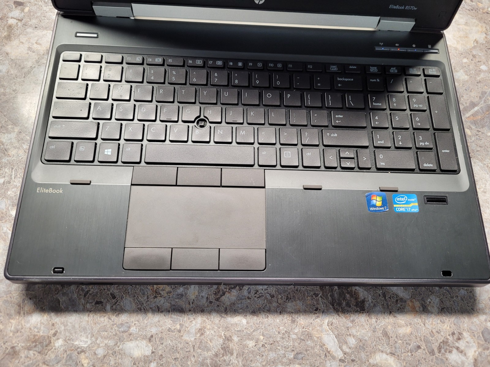 HP EliteBook 8570w i7-3520M 320GB SSD 12GB RAM Quadro K1000M Windows 11