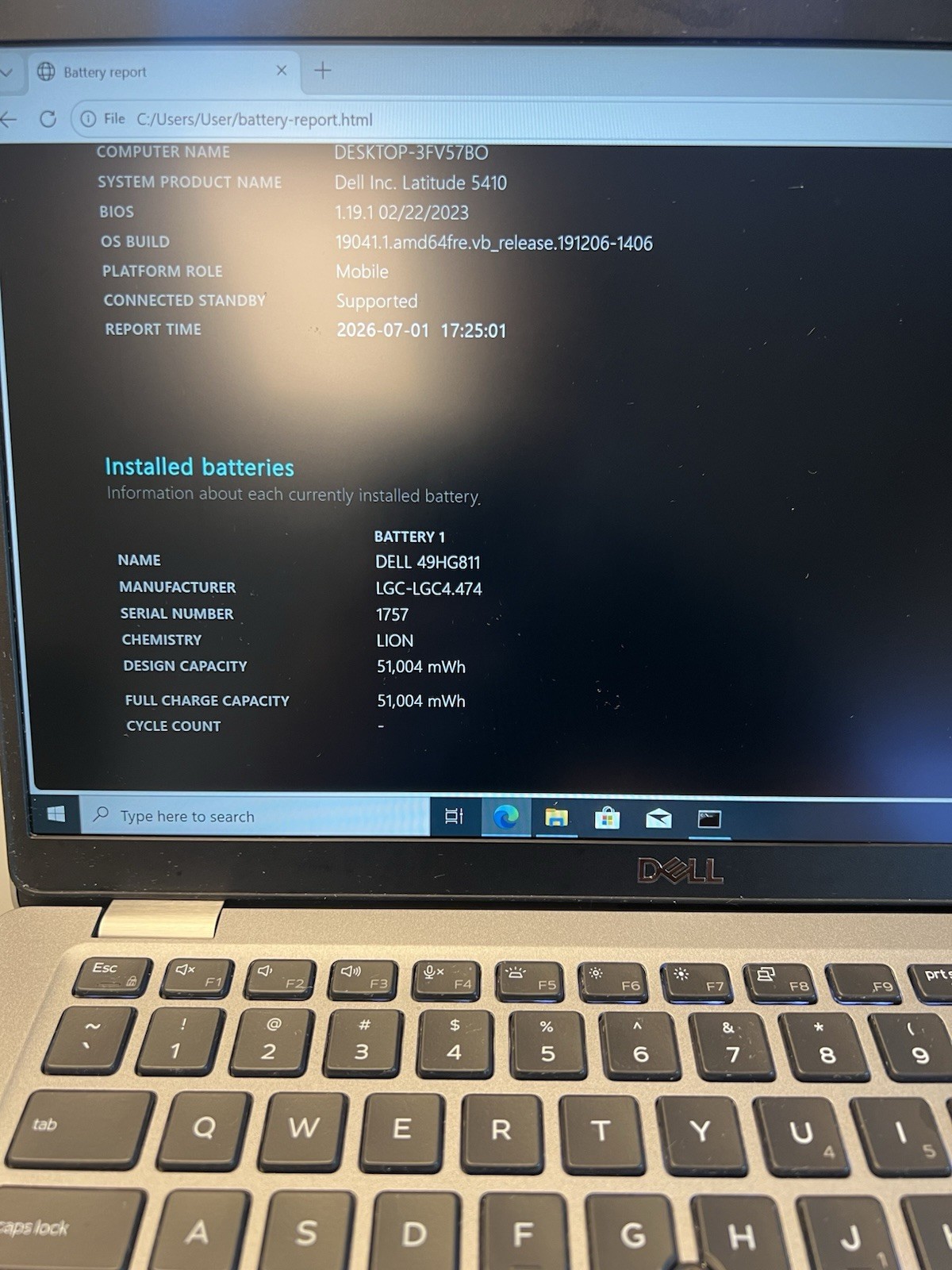 Dell Latitude 5410 Intel Core i5-10310U 1.70GHz 16GB RAM 500 GB SSD No Charger