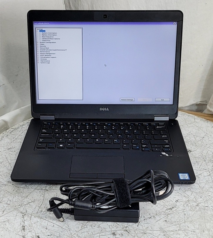 DELL LATITUDE E5470 Laptop Core I5-6440HQ 8GB 256GB SEE NOTES