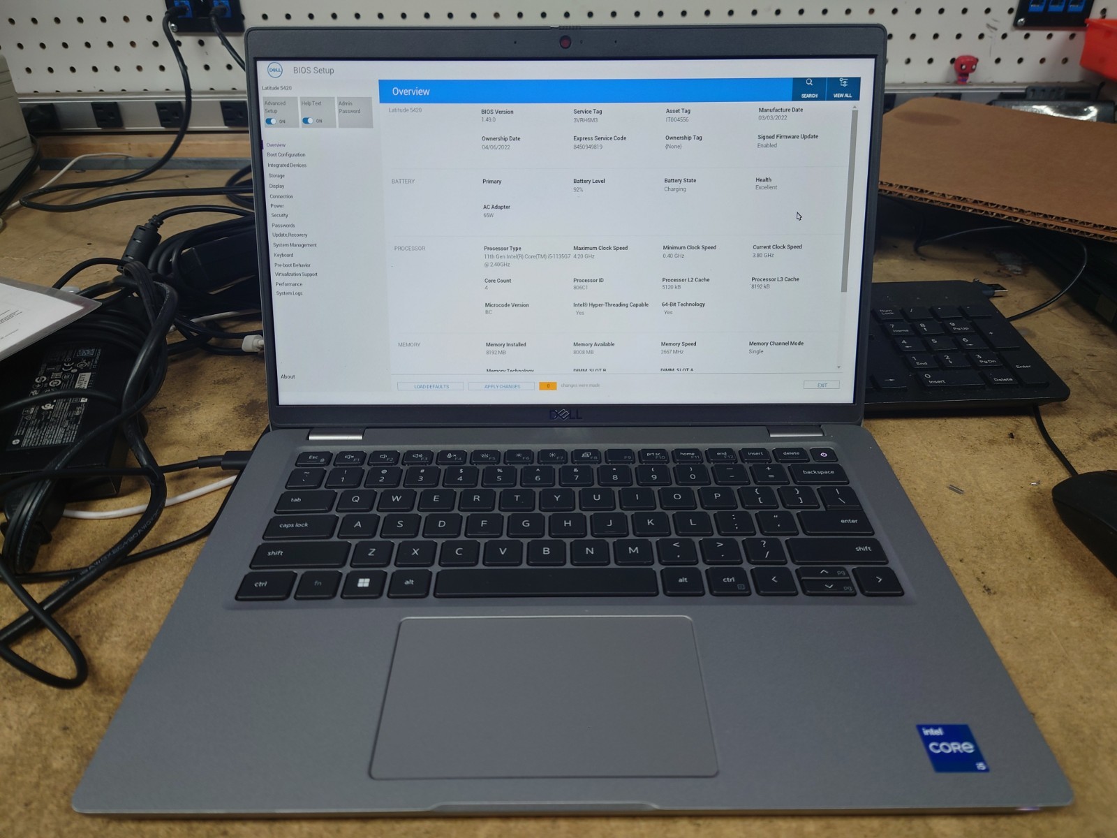 Dell Latitude 5420 14″ FHD i5-1135G7 16GB RAM No OS/SSD
