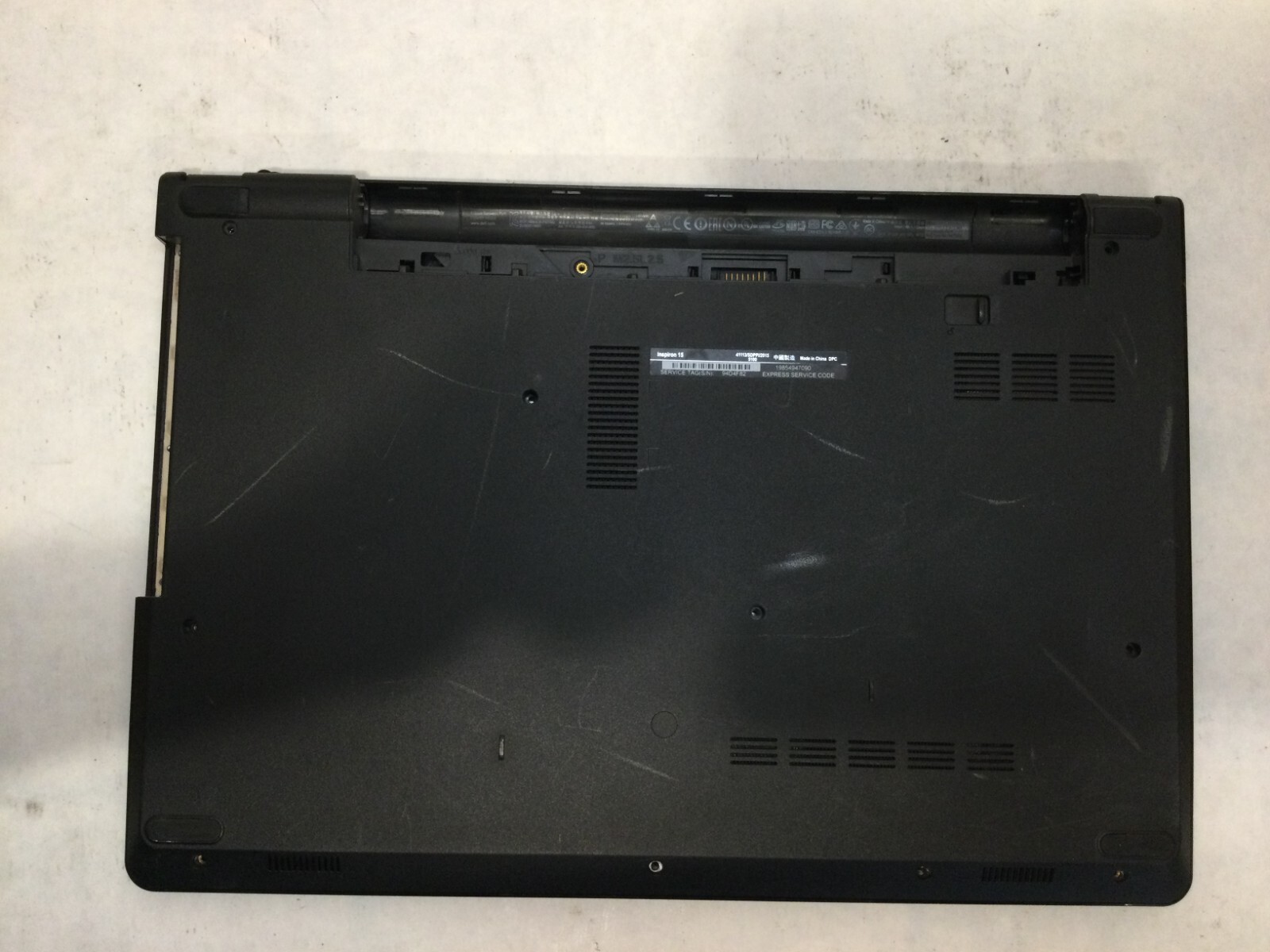 Dell Inspiron 3552 15.6” / Intel Celeron UNKNOWN SPECS. / (MISSING AC PORT!) -MR
