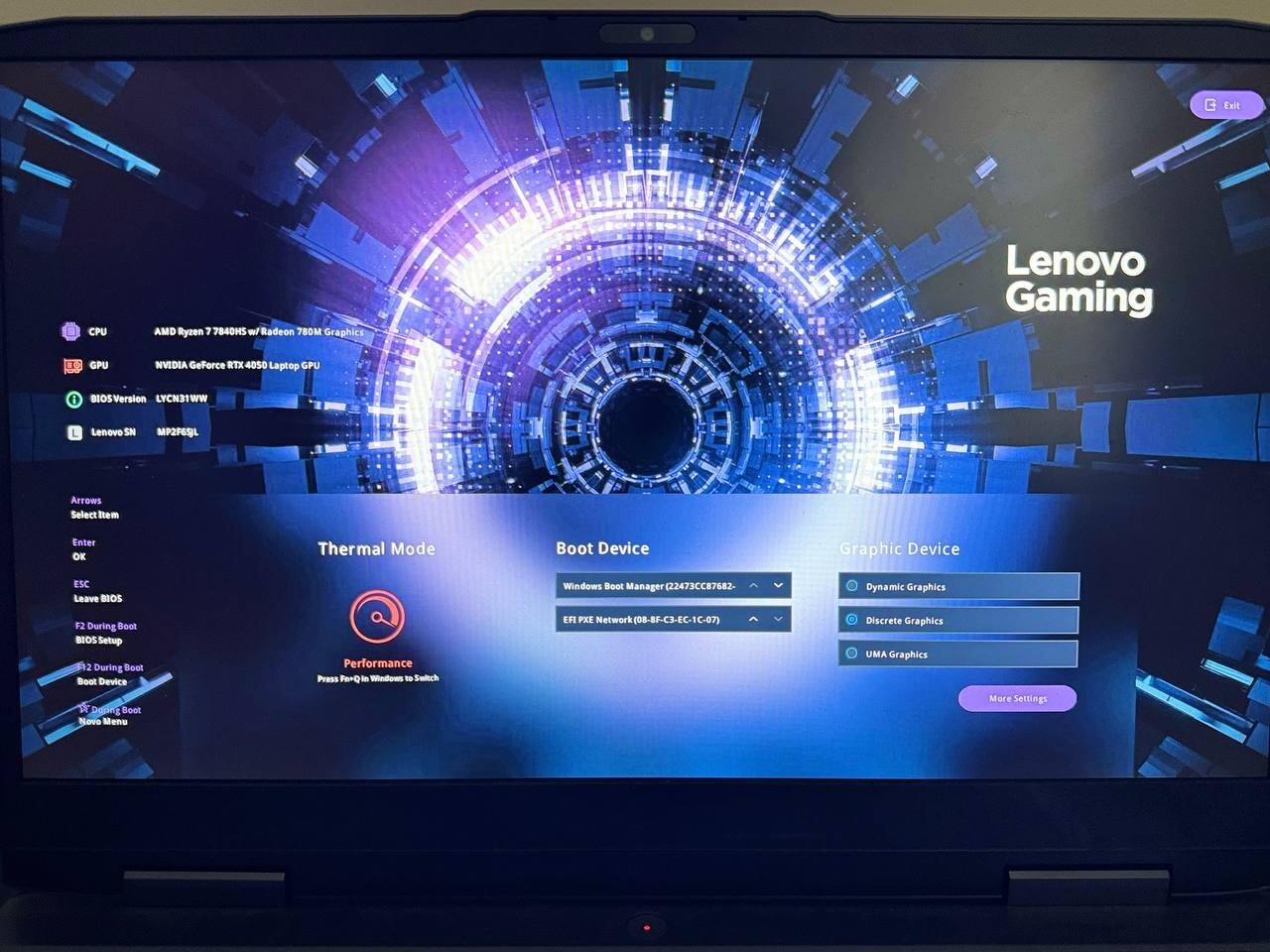 Lenovo LOQ 82XT gaming laptop 15.6″ FHD Ryzen 7 7840,RTX4050, 1 Tb ssd, 32Gb RAM