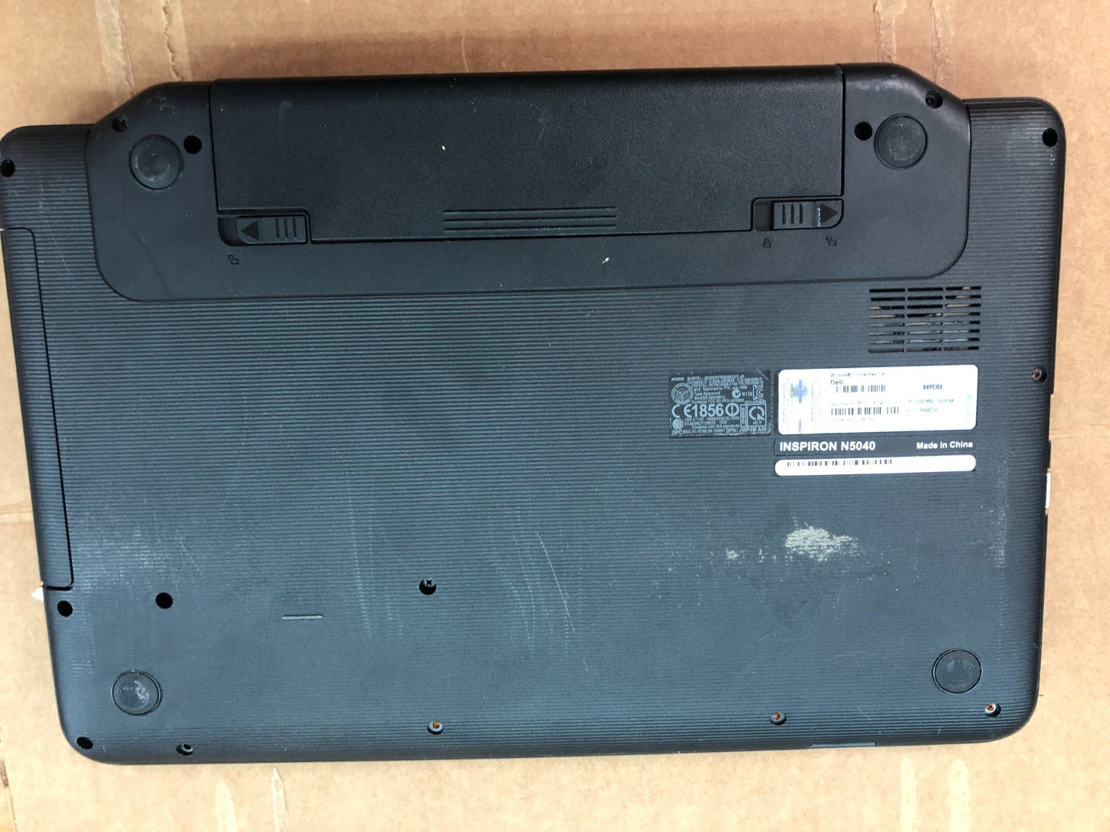 Dell inspiron N5040 Laptop i3 CPU 4Gb, No Hard drive