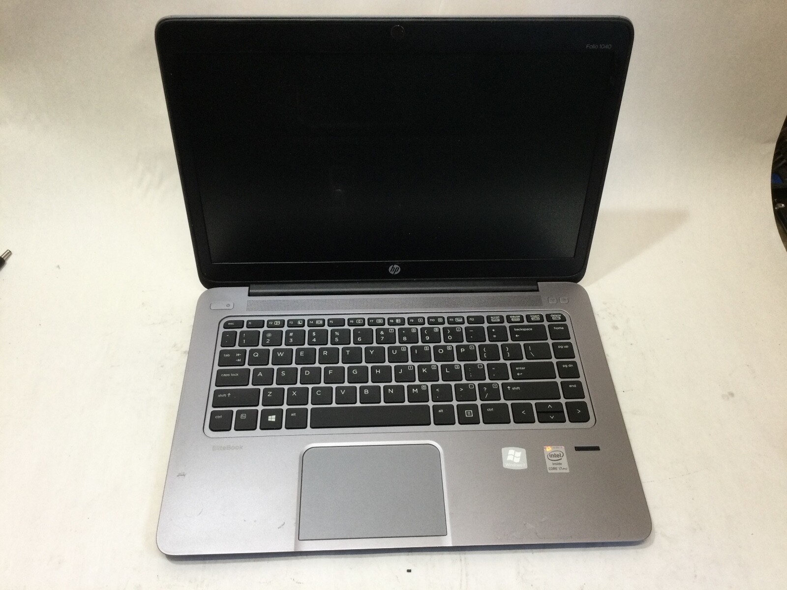 HP FOLIO 1040 – INTEL I7 vPRO – NO RAM – BOOTS TO BIOS – READ DESCRIPTION – BB!!