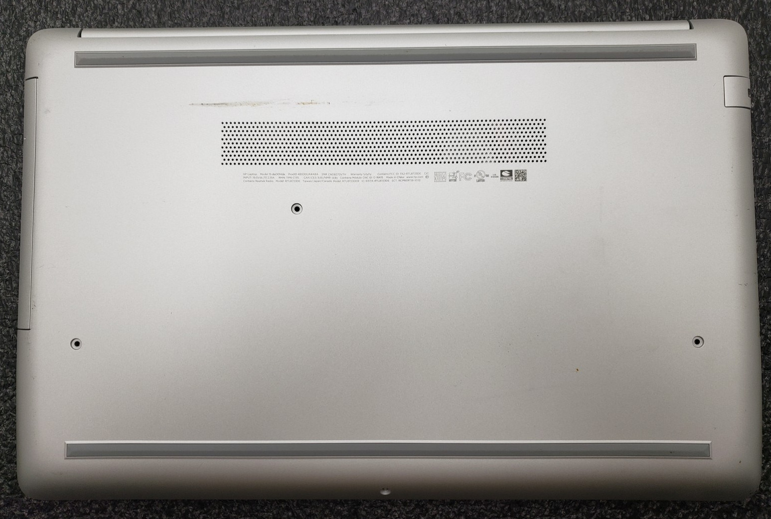 HP 15-da0014dx Touch Laptop Intel Core i5-8250U 12GB RAM 128GB SSD Win 11 Home .