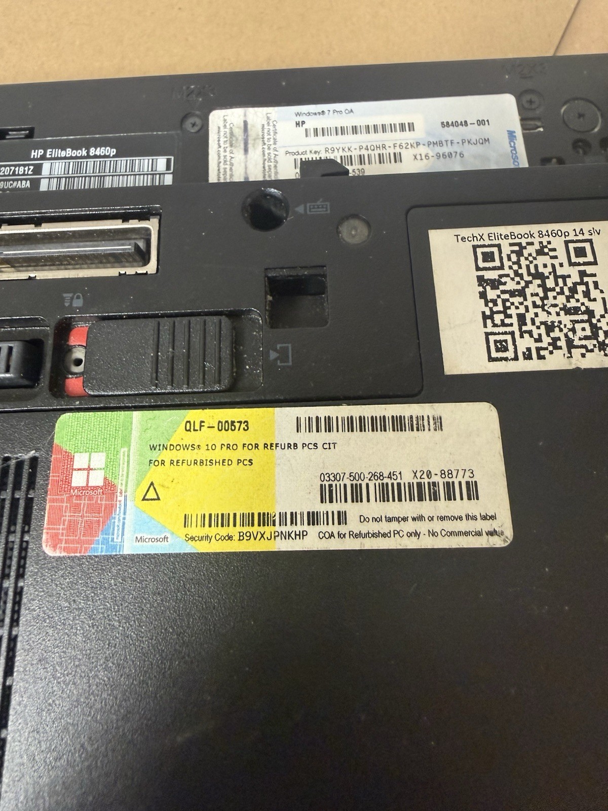 HP ELITEBOOK 8460p Laptop w/ INTEL CORE i5 See Pictures/description For Info