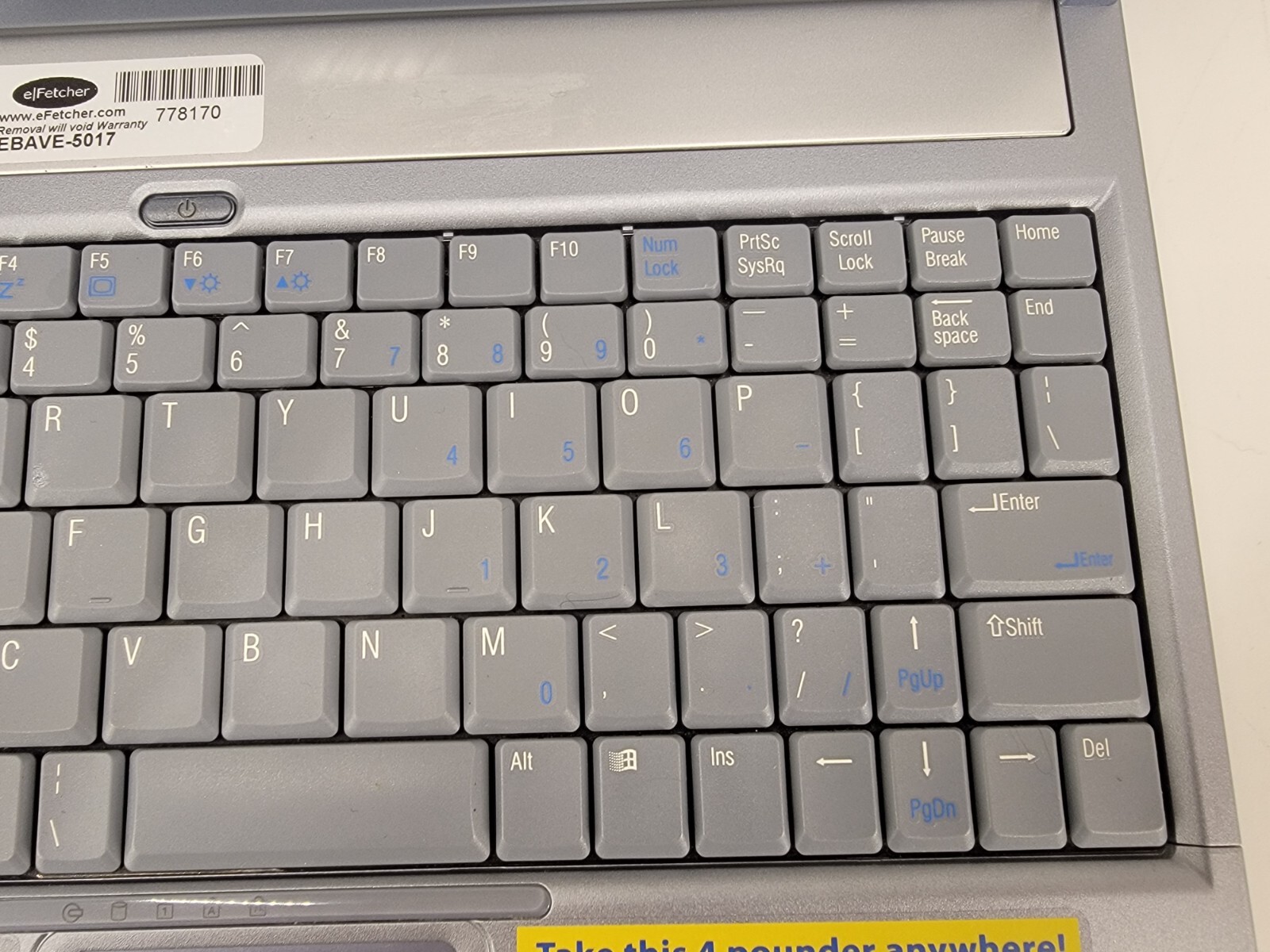 EXTREMELY RARE Windows XP Laptop, SOTEC Notebook 3000 3123XS UNTESTED