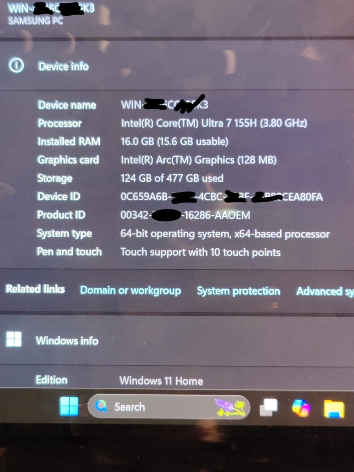 LikeNew! Galaxy Book4Pro 14.3in Touchscreen Ultra 18GB Ram, 512GB Window 11