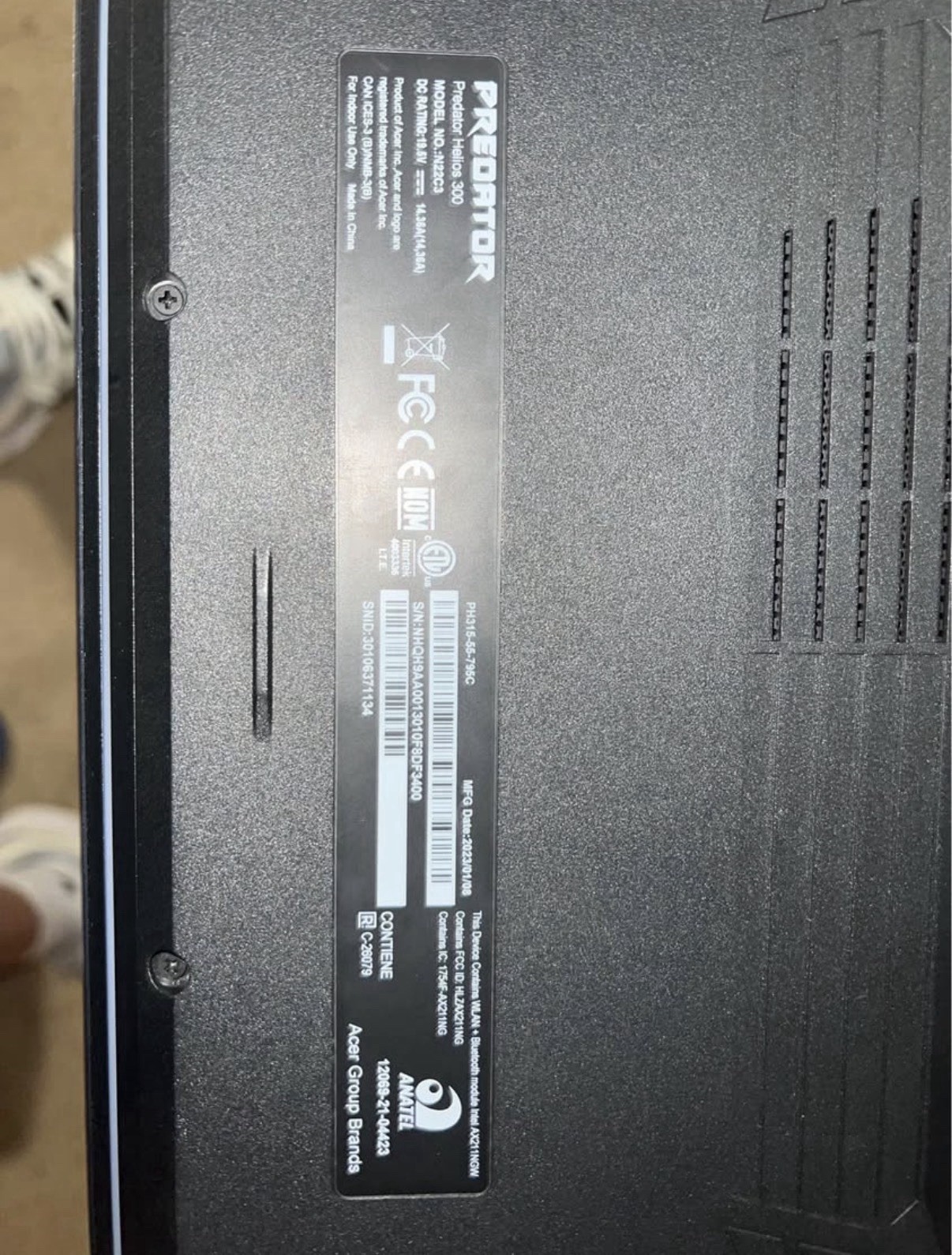 Acer Predator Helios 300 15.6″ QHD i7 16GB 1TB SSD RTX 3070ti Win 11