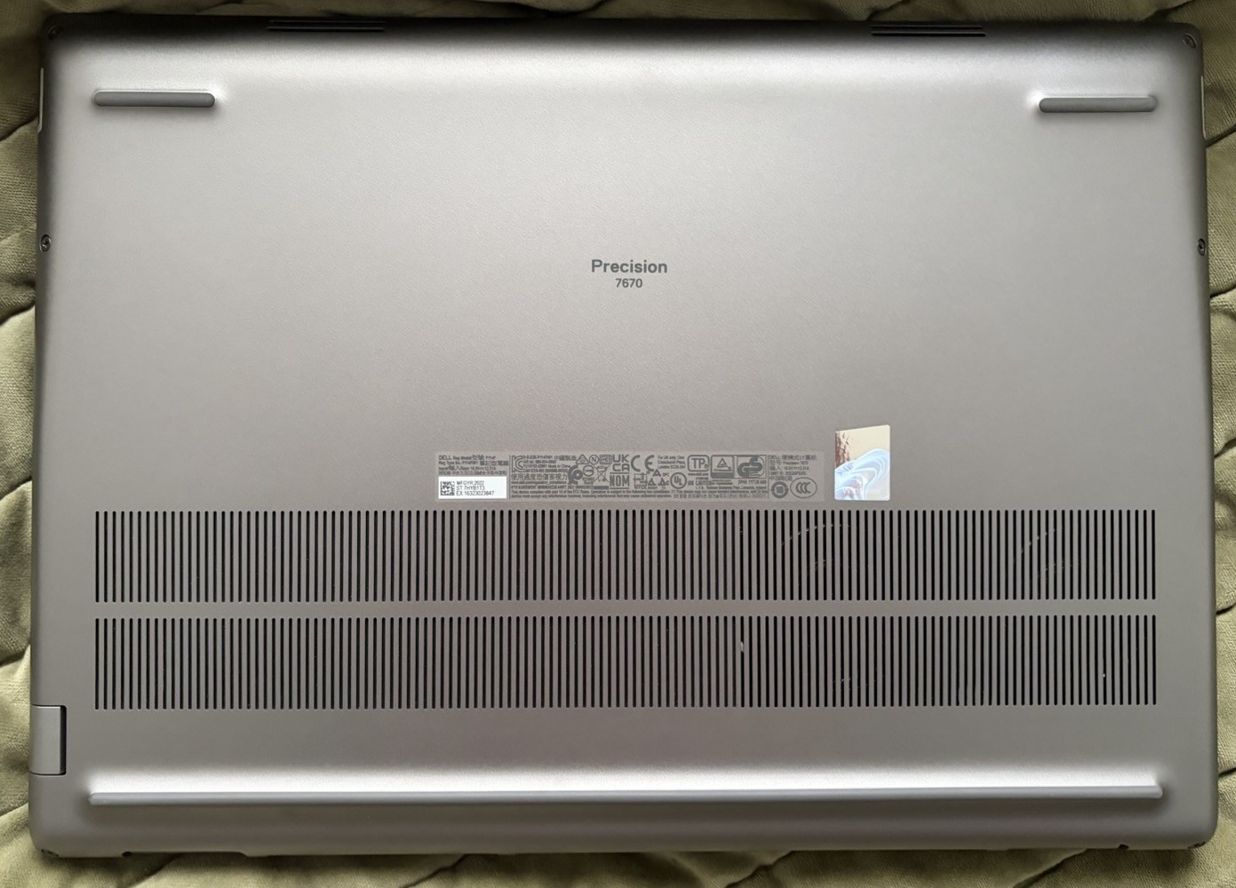 Dell Precision 7670 Laptop Intel Core i9 12th Gen 2 TB SSD 64GB RAM