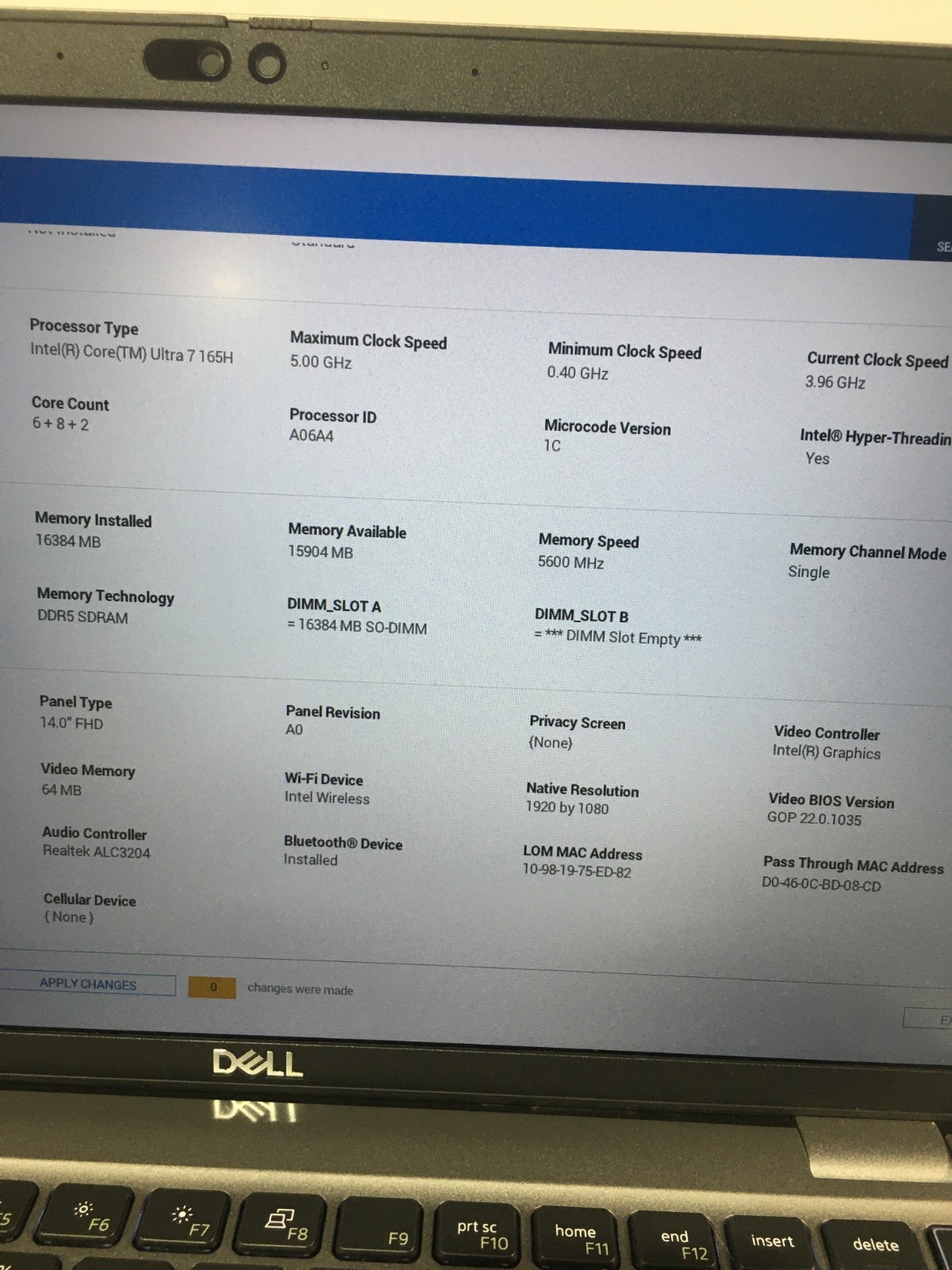 @PCD Dell Precision 3490 Ultra 7 165H 16GB 512GB SSD Win 11 Laptop NO AC