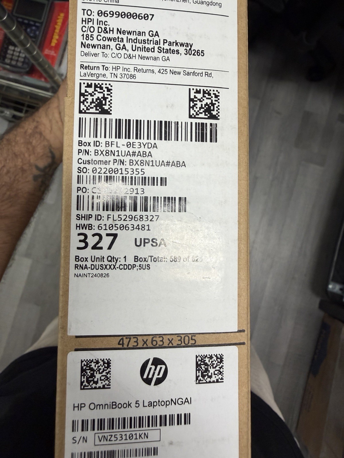HP OmniBook 5 AI 16-fb0017nr Snapdragon X 16GB RAM 256GB SSD 16” OLED New