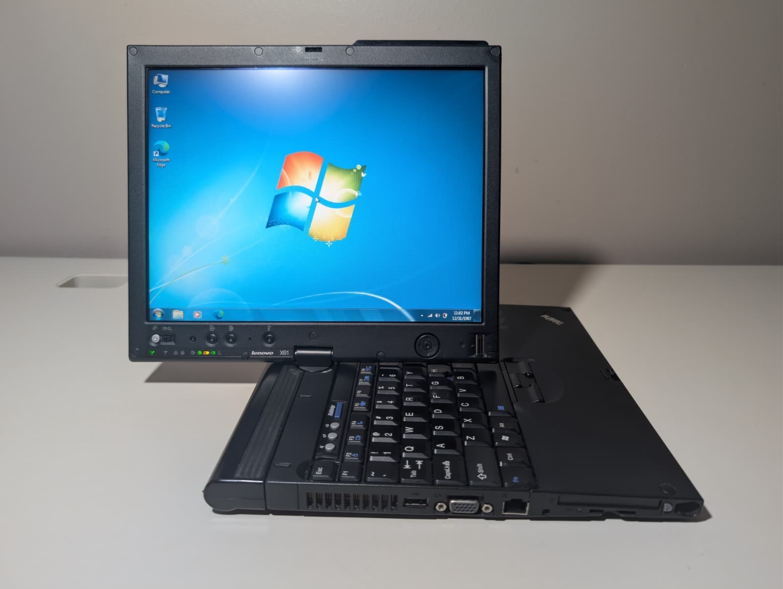 Lenovo ThinkPad X61 Tablet RARE | C2D L7500 4GB RAM 256GB SSD | Win 7 32-Bit
